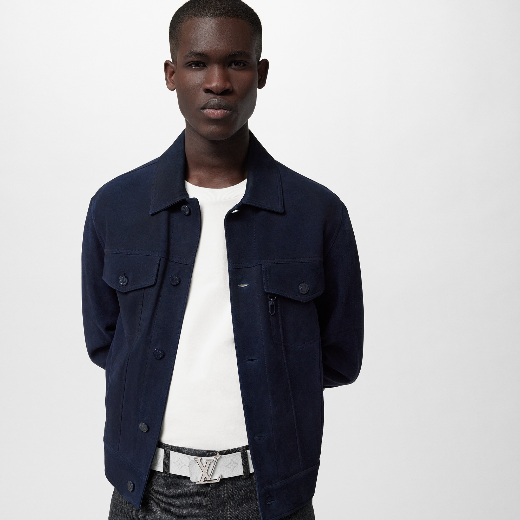 LV Initiales 40毫米雙面皮帶 Taigarama in 男士