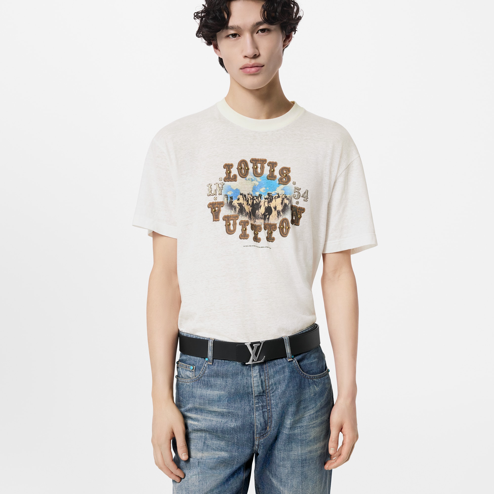 LV Initiales 40mm Reversible Belt  in Men