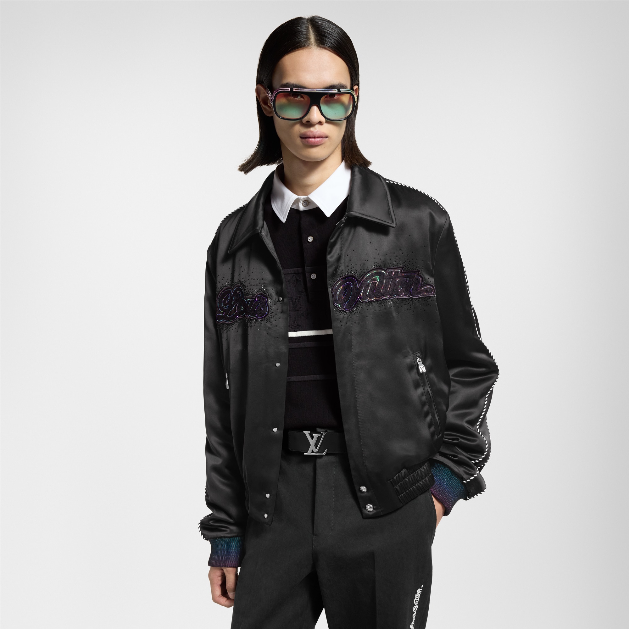 LV Initiales 40毫米雙面皮帶  in 男士