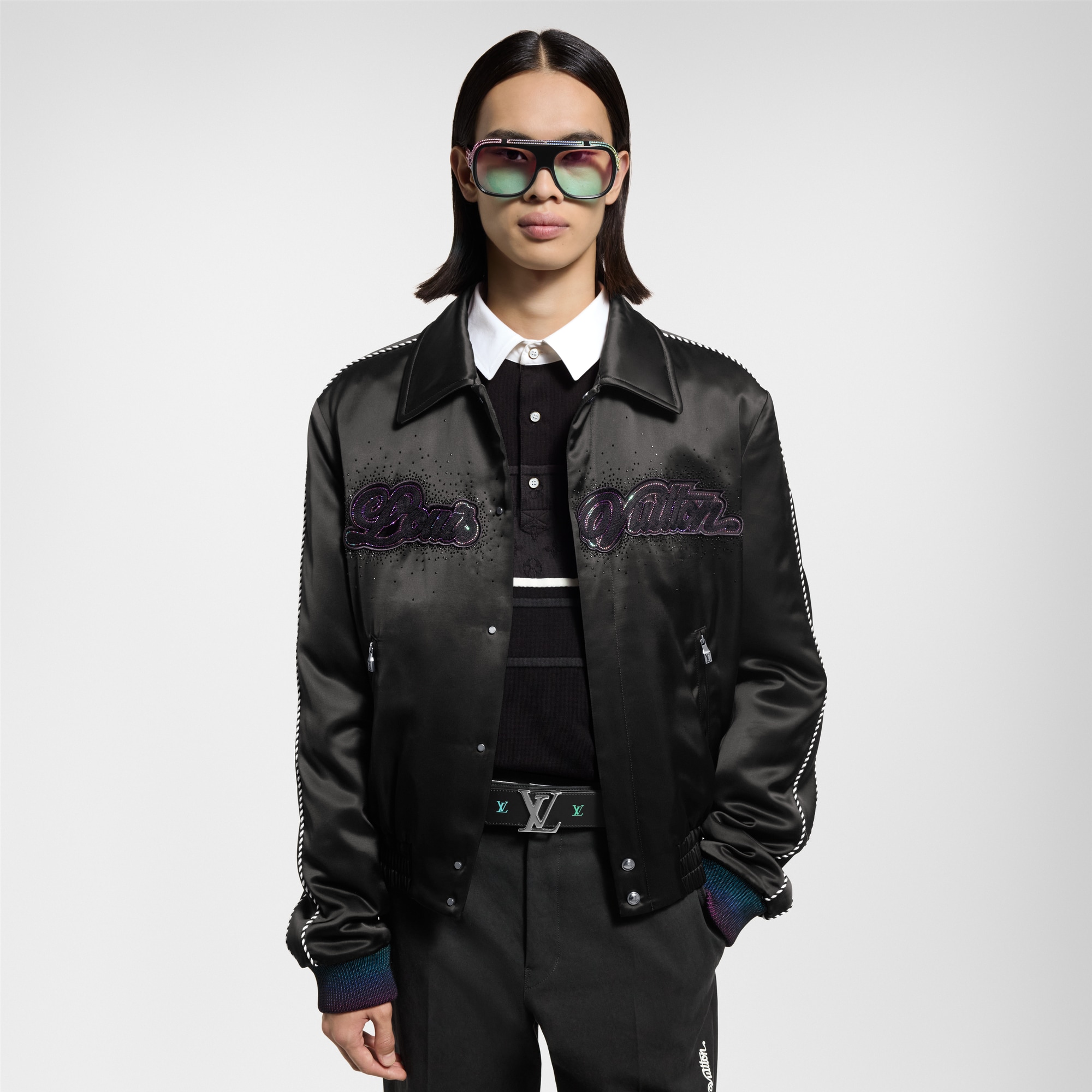 LV Initiales 40毫米雙面皮帶  in 男士