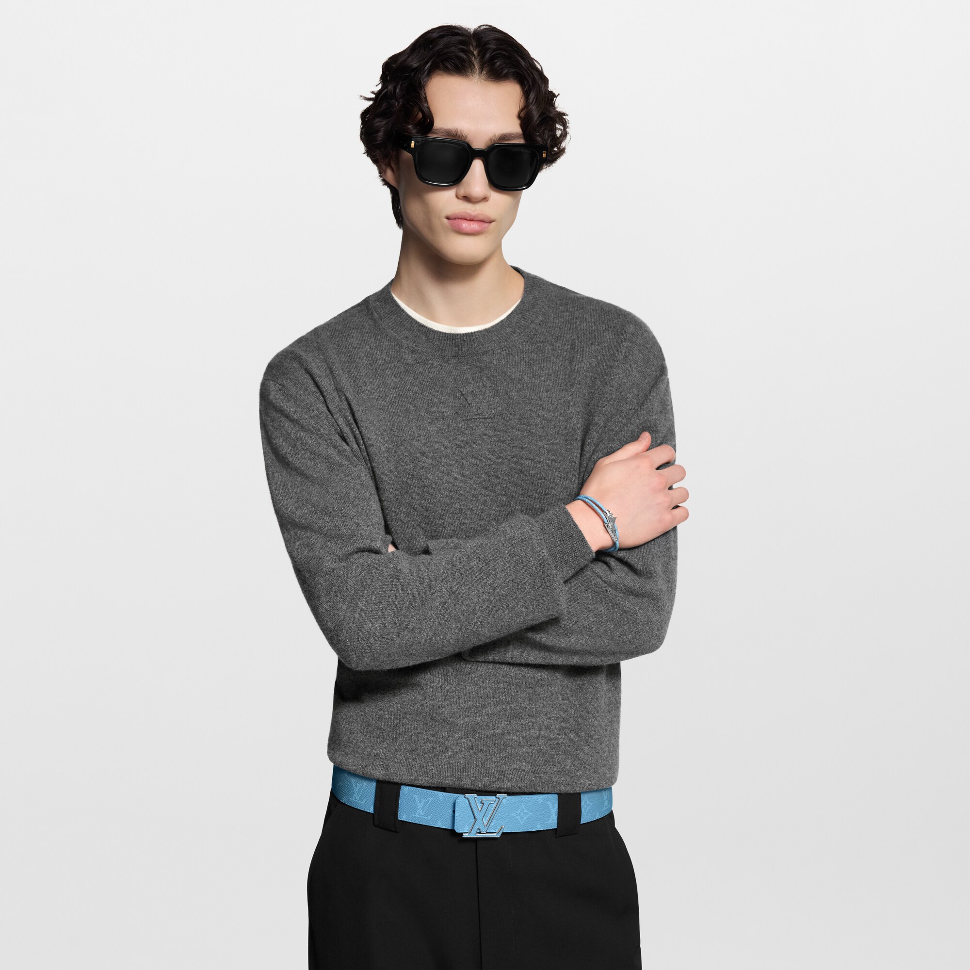 LV Initiales 40mm Reversible Belt Taigarama in Men