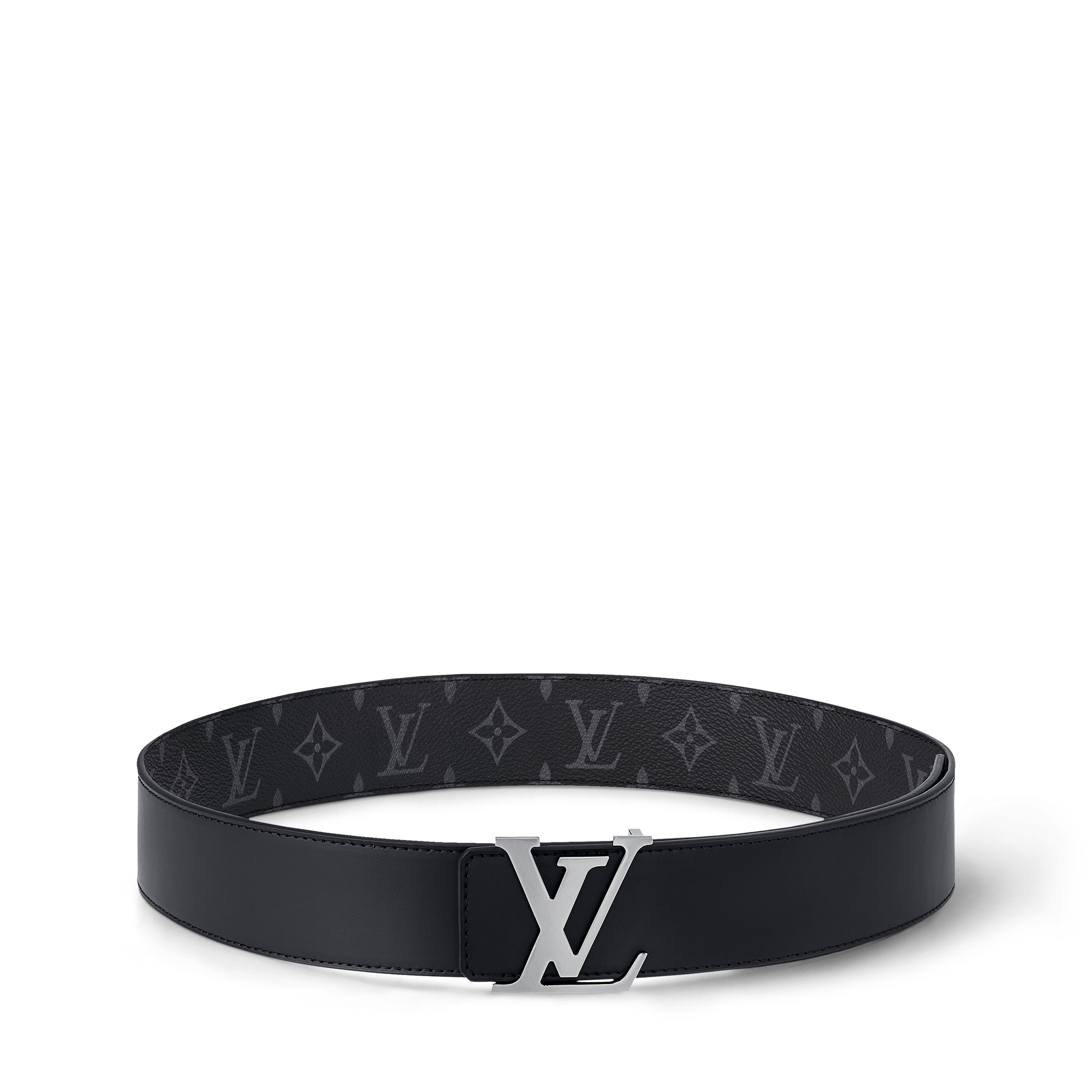 LV Initiales 40MM Reversible Belt Monogram Eclipse Canvas in Men