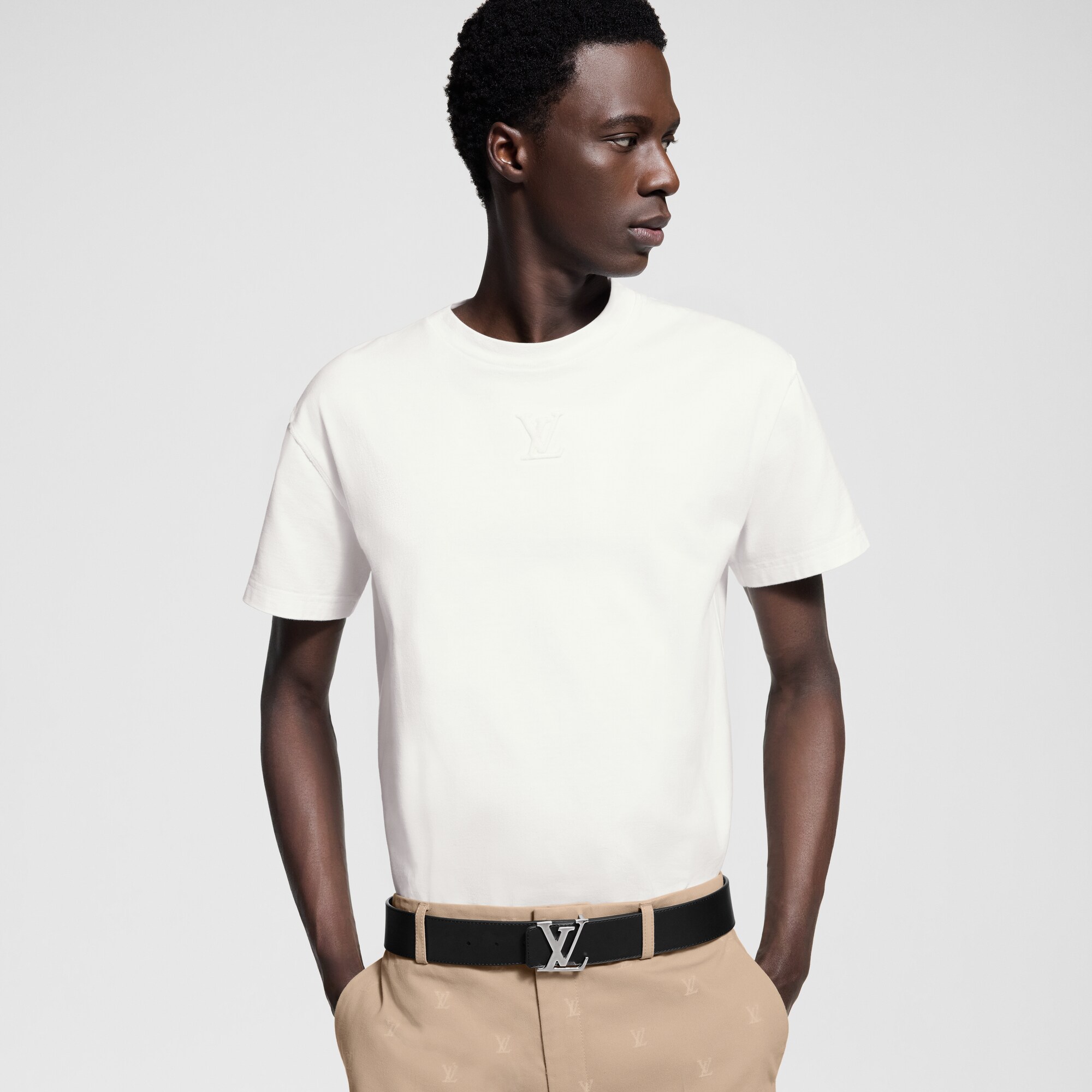 LV Initiales 40MM Reversible Belt Monogram Macassar Canvas in Men