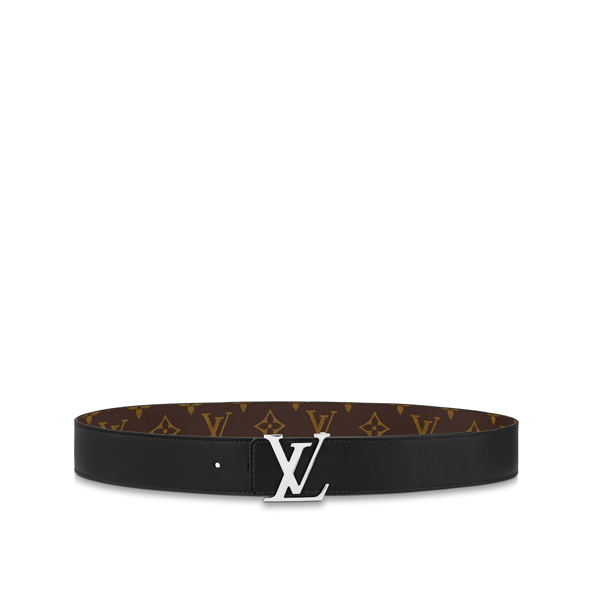 LV Initiales 40MM Reversible Belt Monogram Macassar Canvas in Men