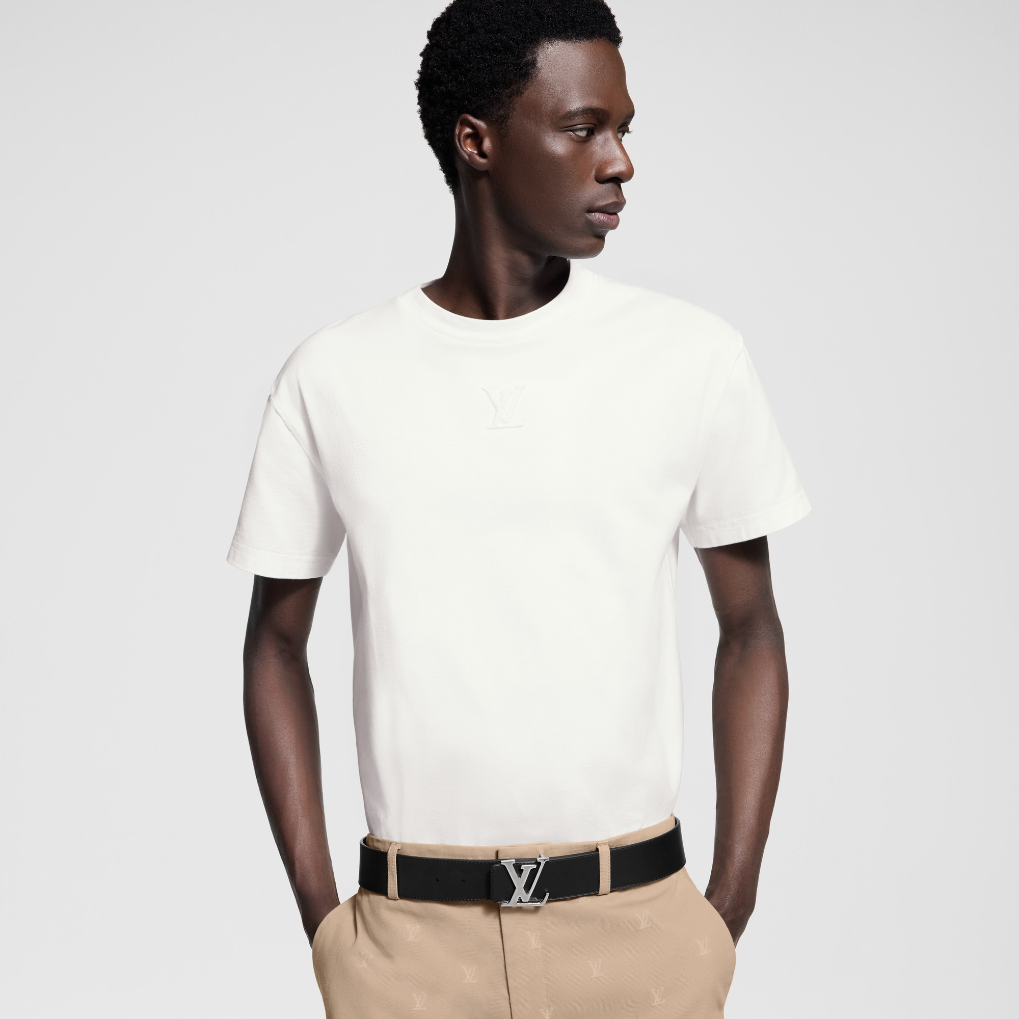 LV Initiales 40MM Reversible Belt Monogram Macassar Canvas in Men