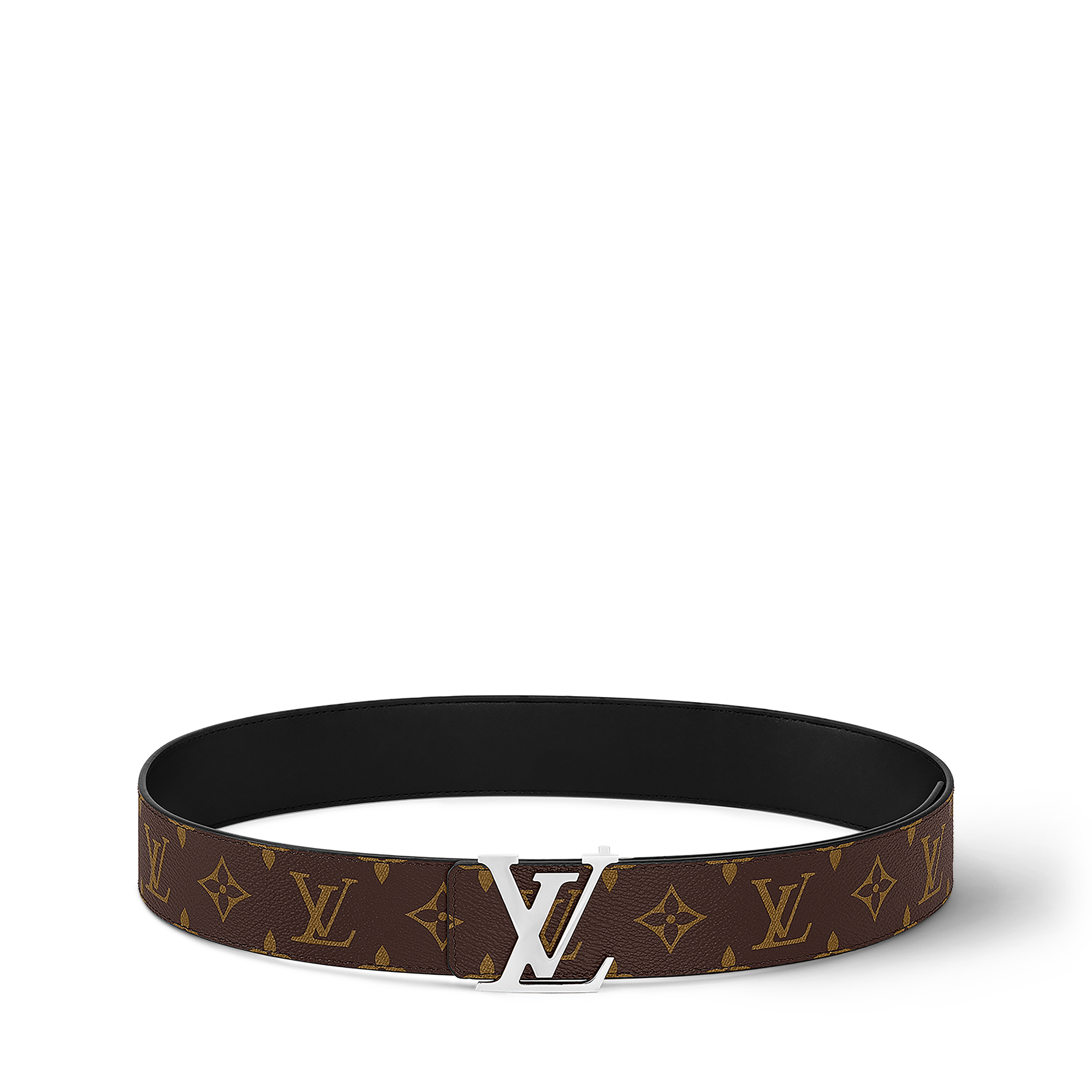 LV Initiales 40MM Reversible Belt Monogram Macassar Canvas in Men