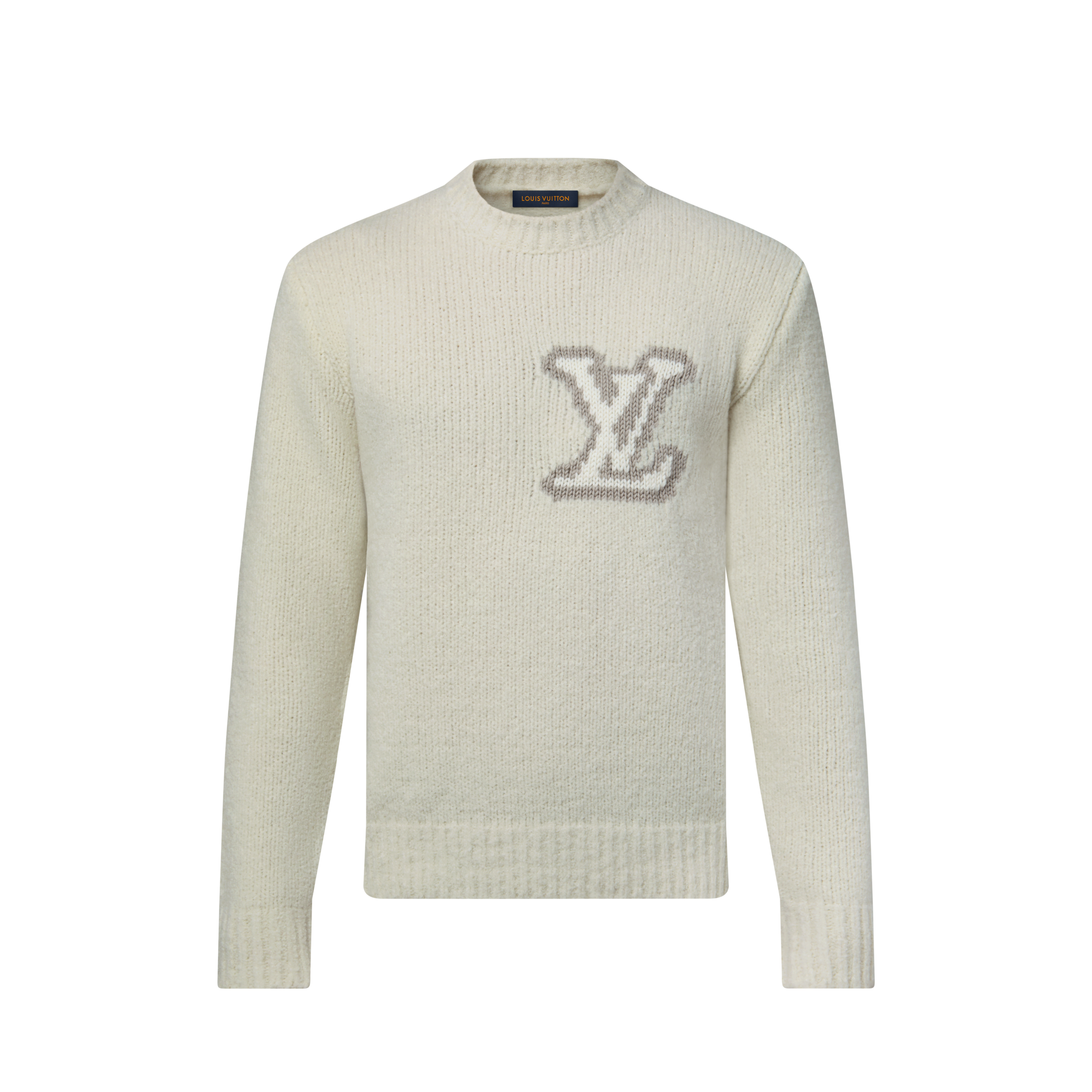LV Intarsia Crewneck  in Men
