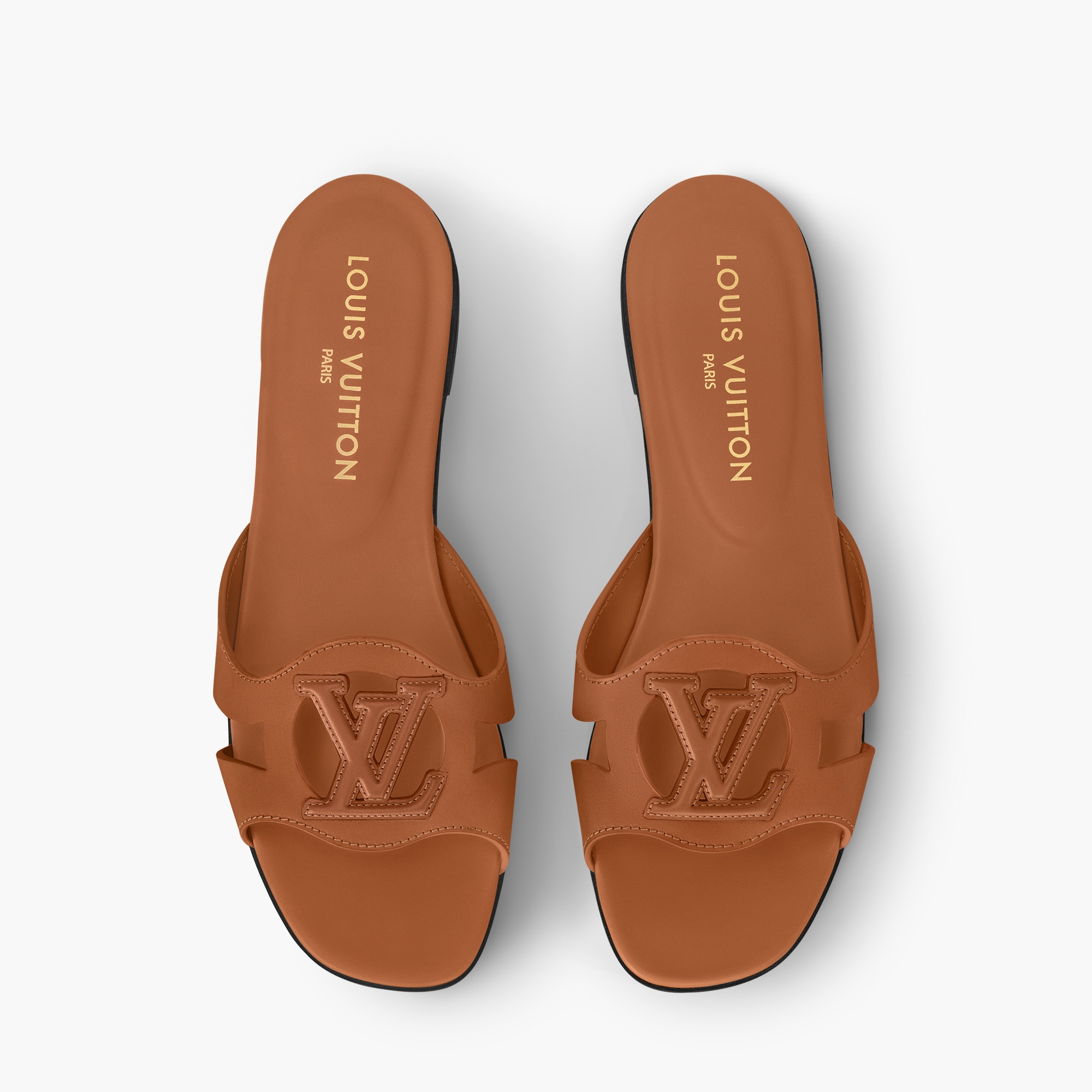 Shoes Lock It Flat Mule Replica LV Isola Flat Mule Luxury Shoes