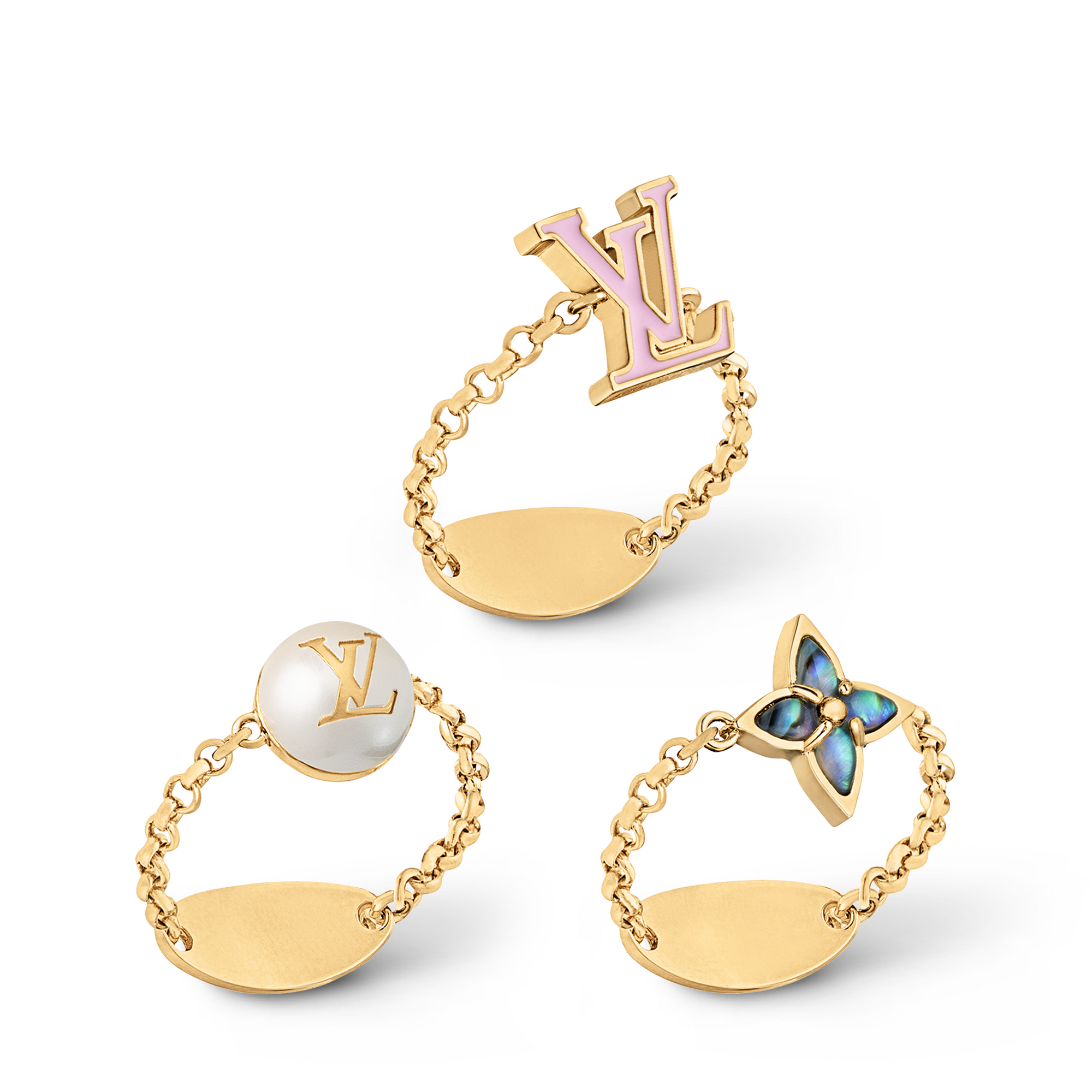 LV Layer Set Of Rings . in Women