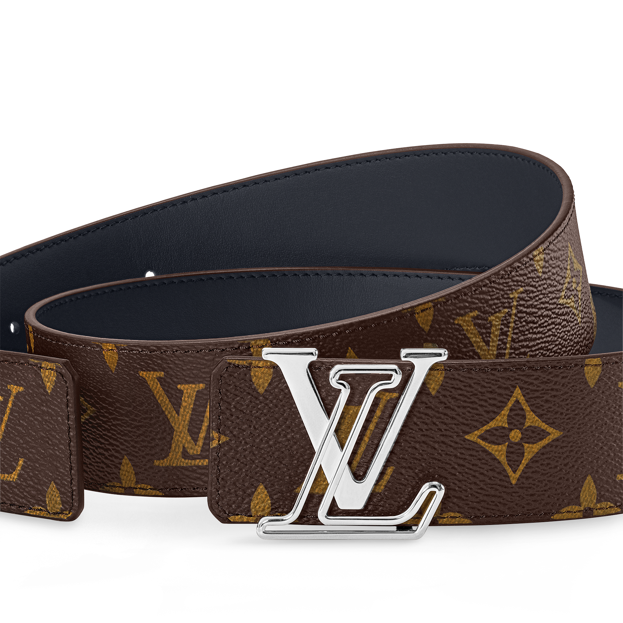 LV Line 40MM Reversible Belt Monogram Canvas in Men