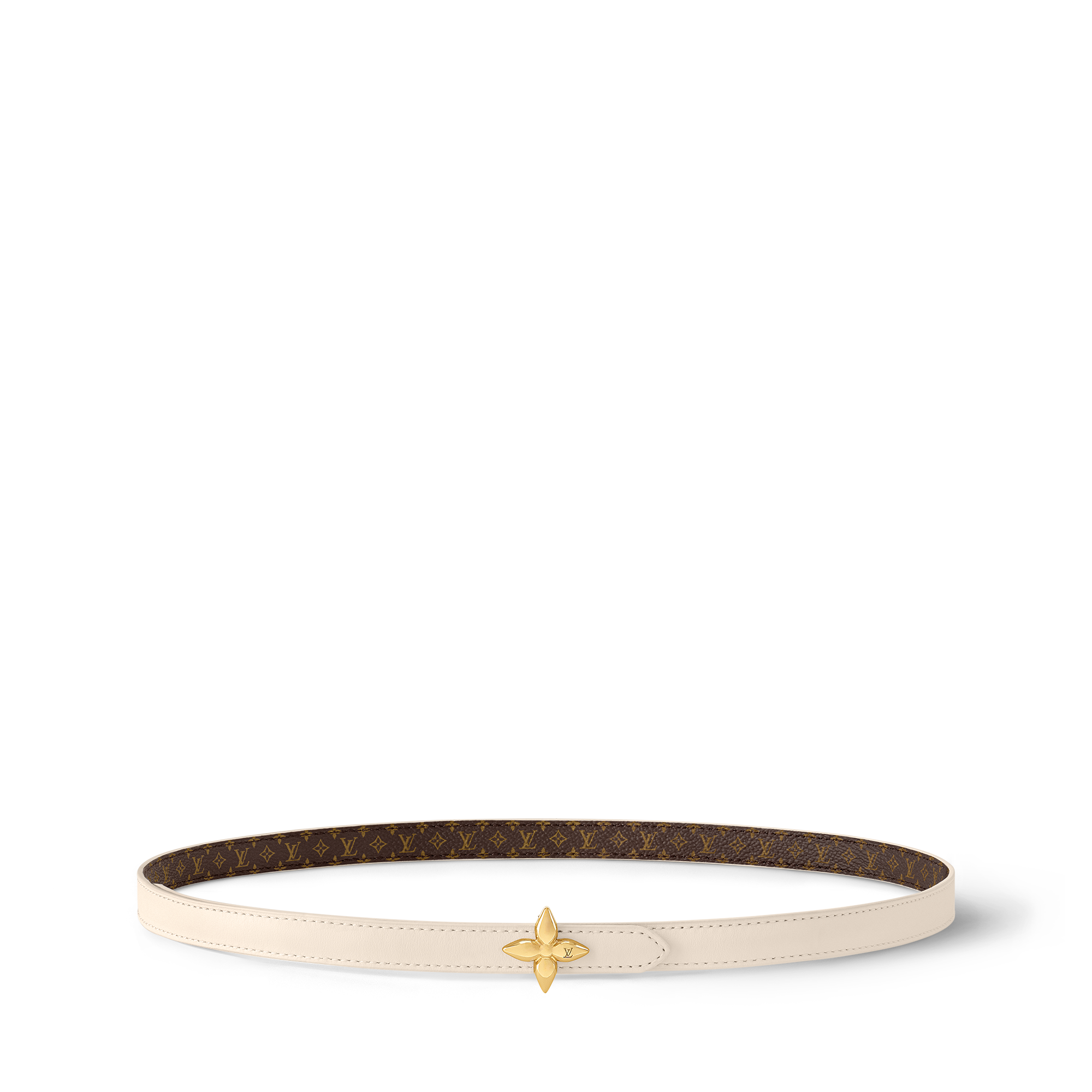 LV Mini Flowergram15mm Reversible Belt  in Women