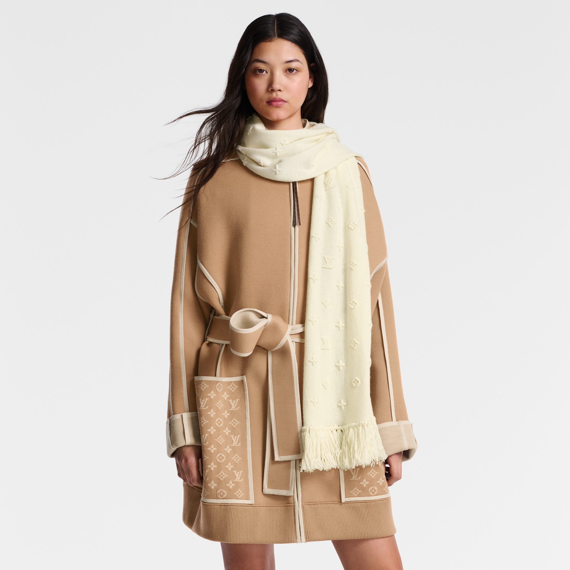 LV Monogram 3D 頸巾 . in 女士