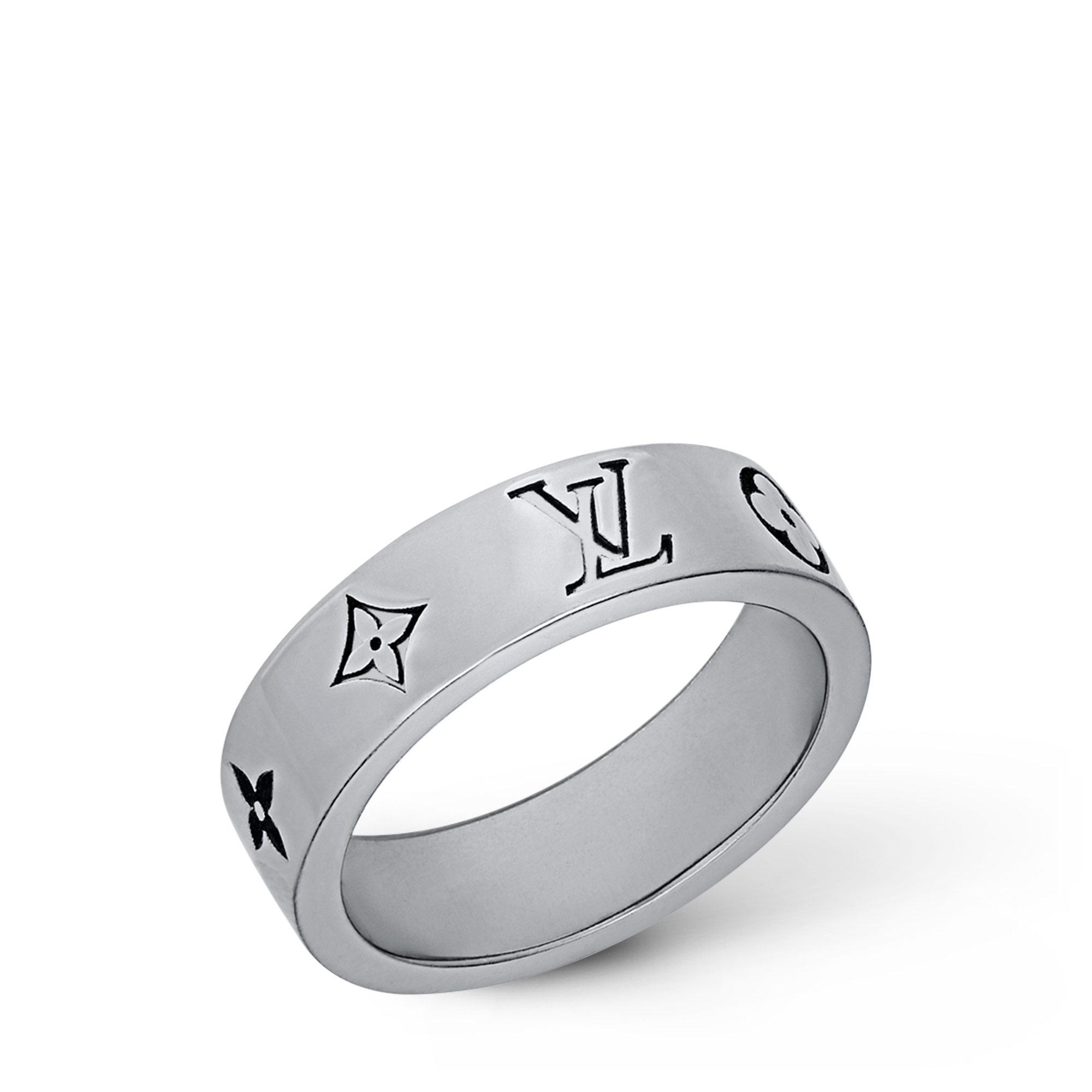 LV Mosaic Thin Ring . in Men