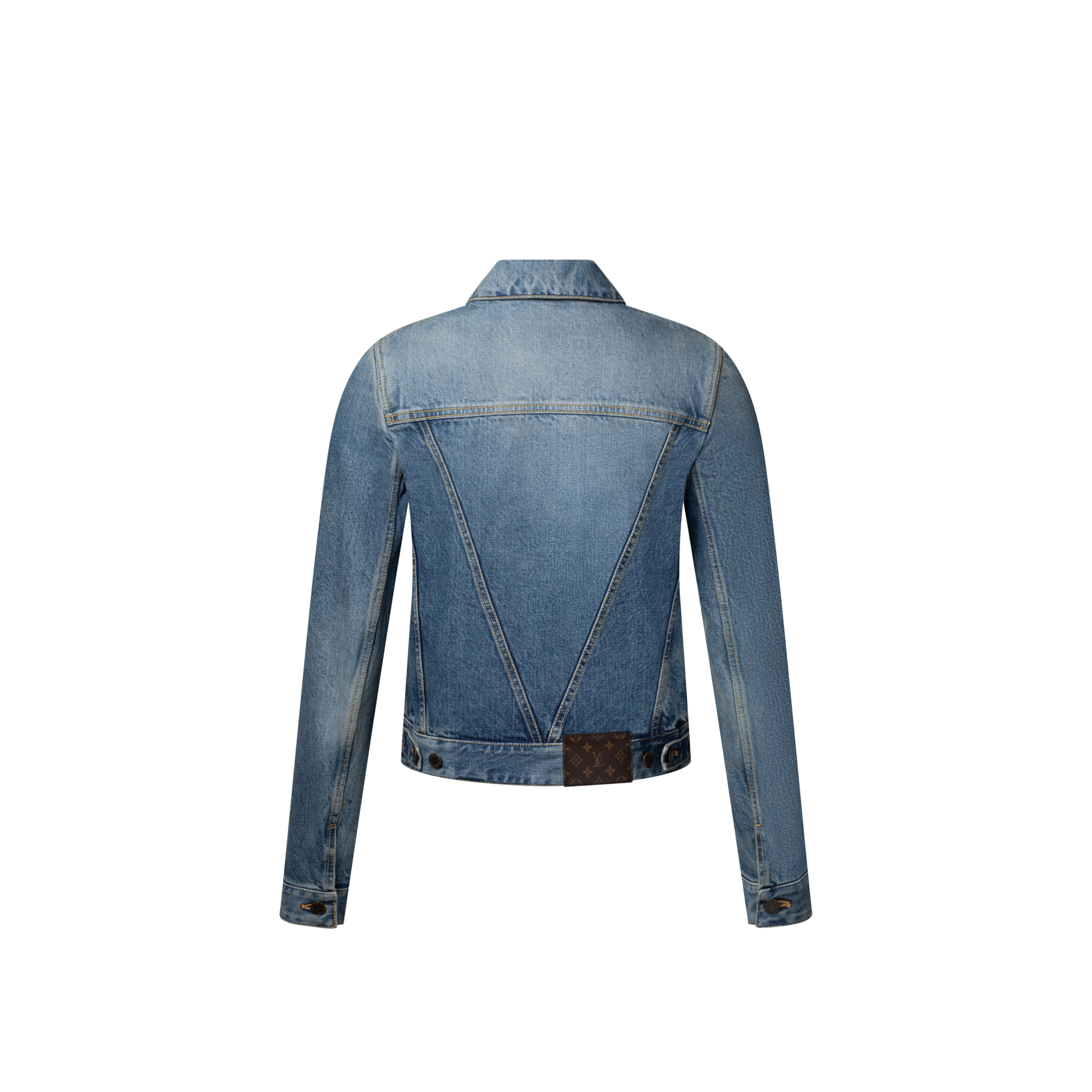 LV Patch Denim Jacket  in Women