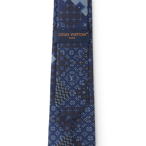 LV Patchwork Tie . in Men's Accessories Ties collections by Louis Vuitton (Product zoom)