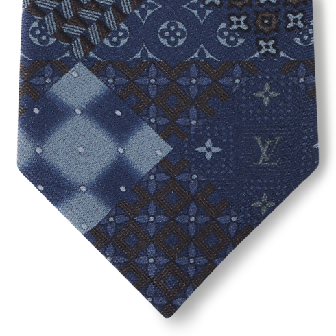 LV Patchwork Tie . in Men's Accessories Ties collections by Louis Vuitton (Product zoom)