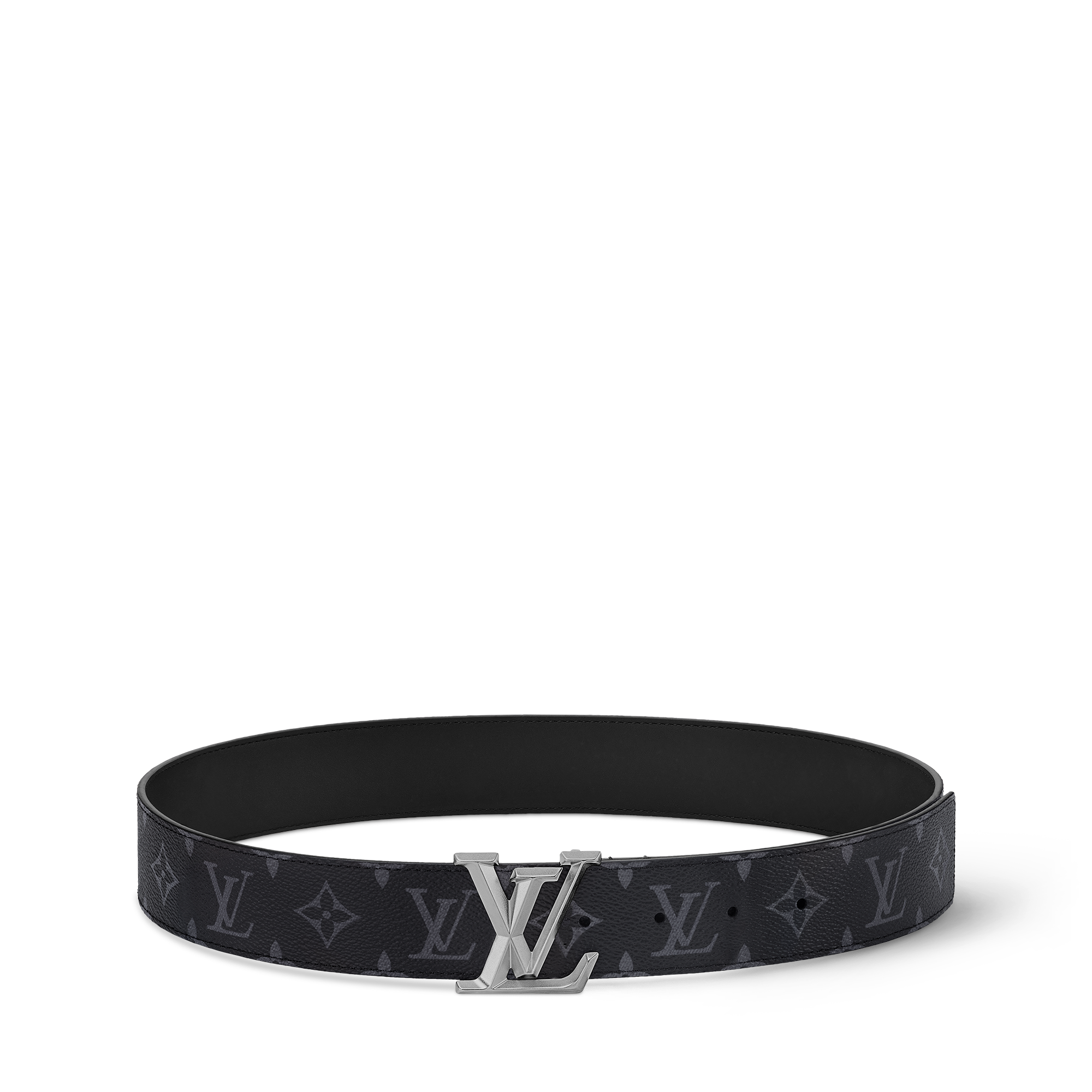 LV Pyramide 40mm Belt Monogram Eclipse Canvas in Men