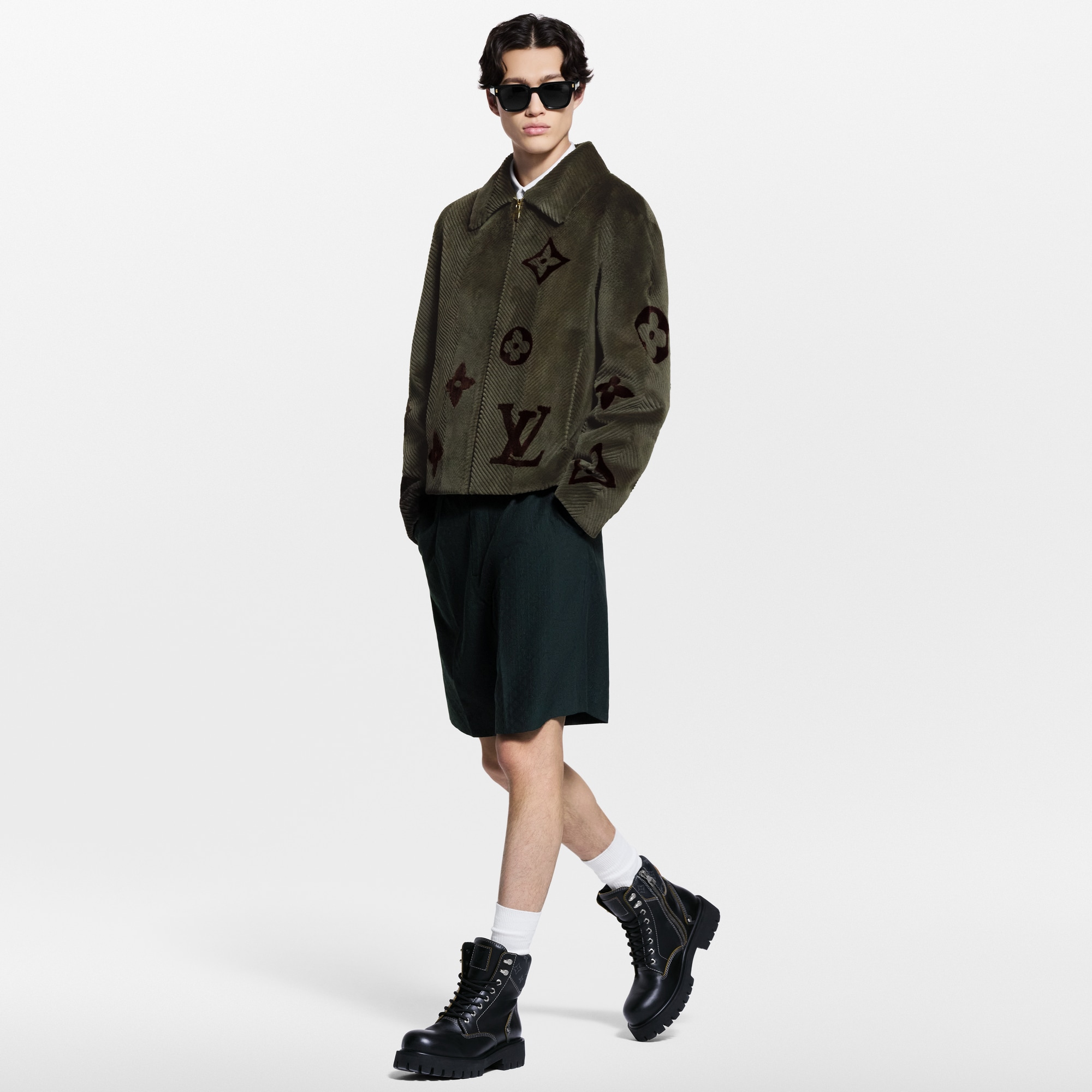 LV Remix Combat Boot  in Men