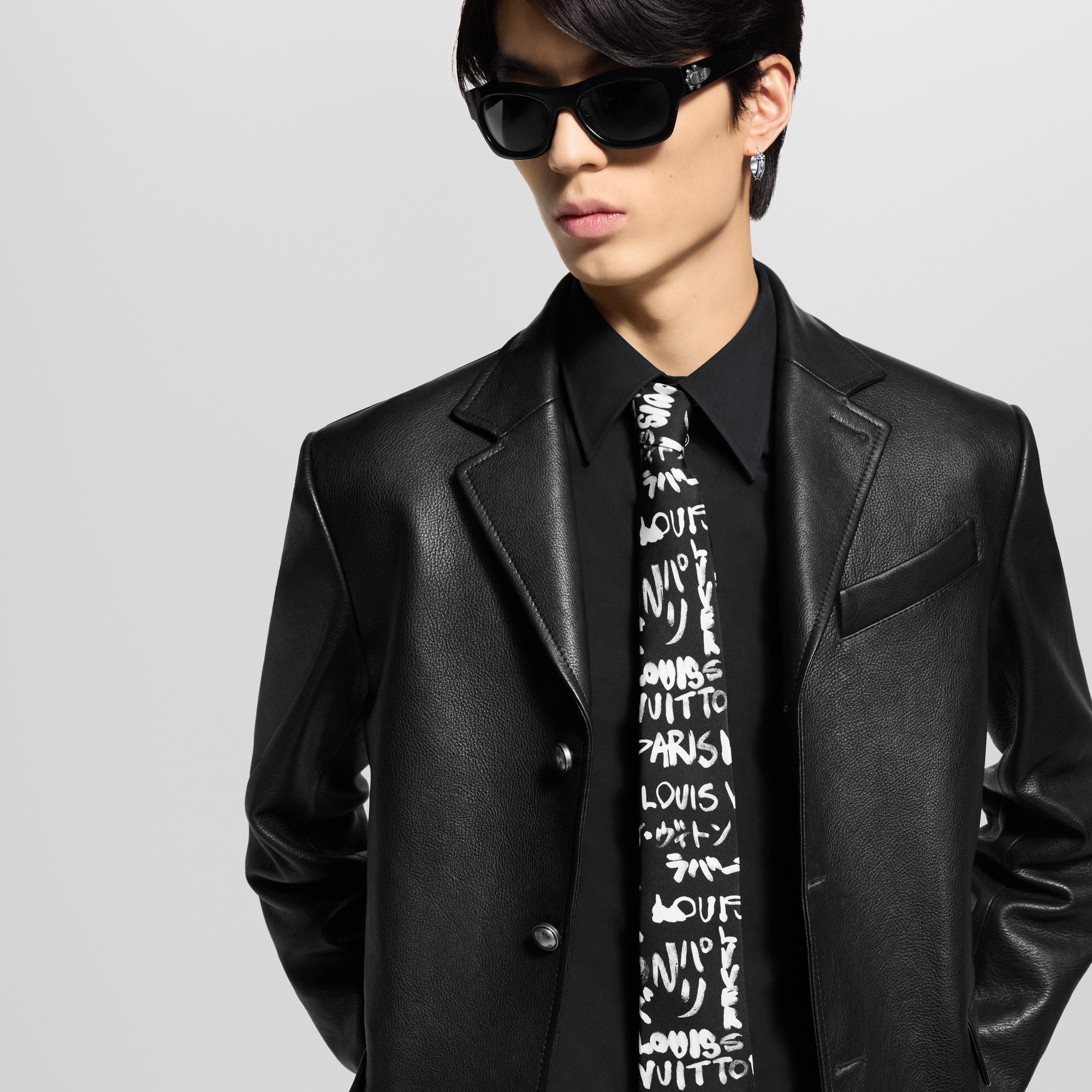 LV Scribble Tie . in Men