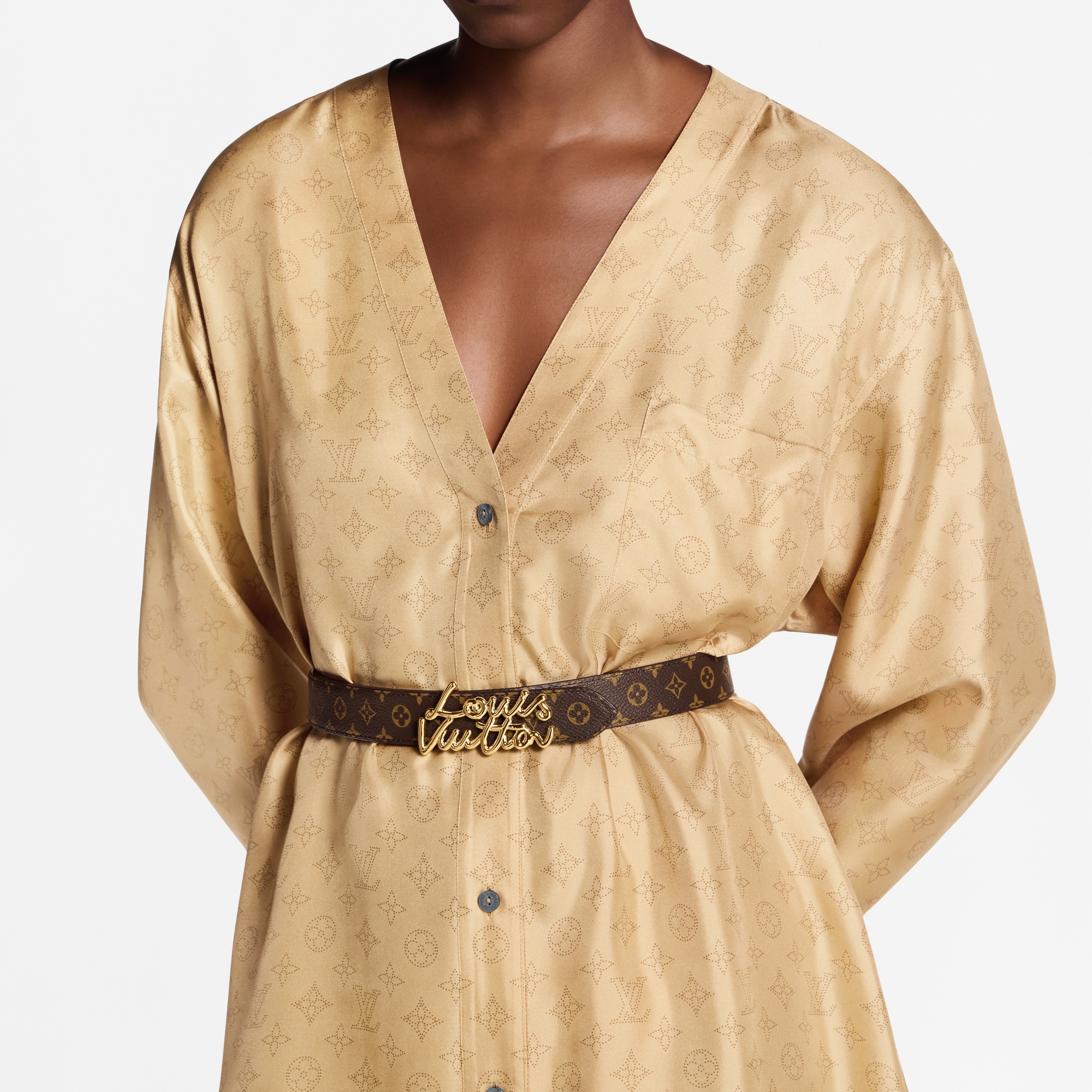 LV Script 30mm Belt  in Women