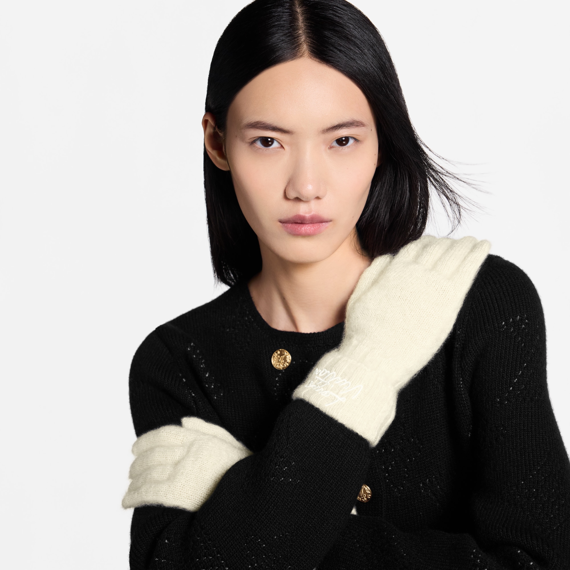 LV Script 手套 . in 女士