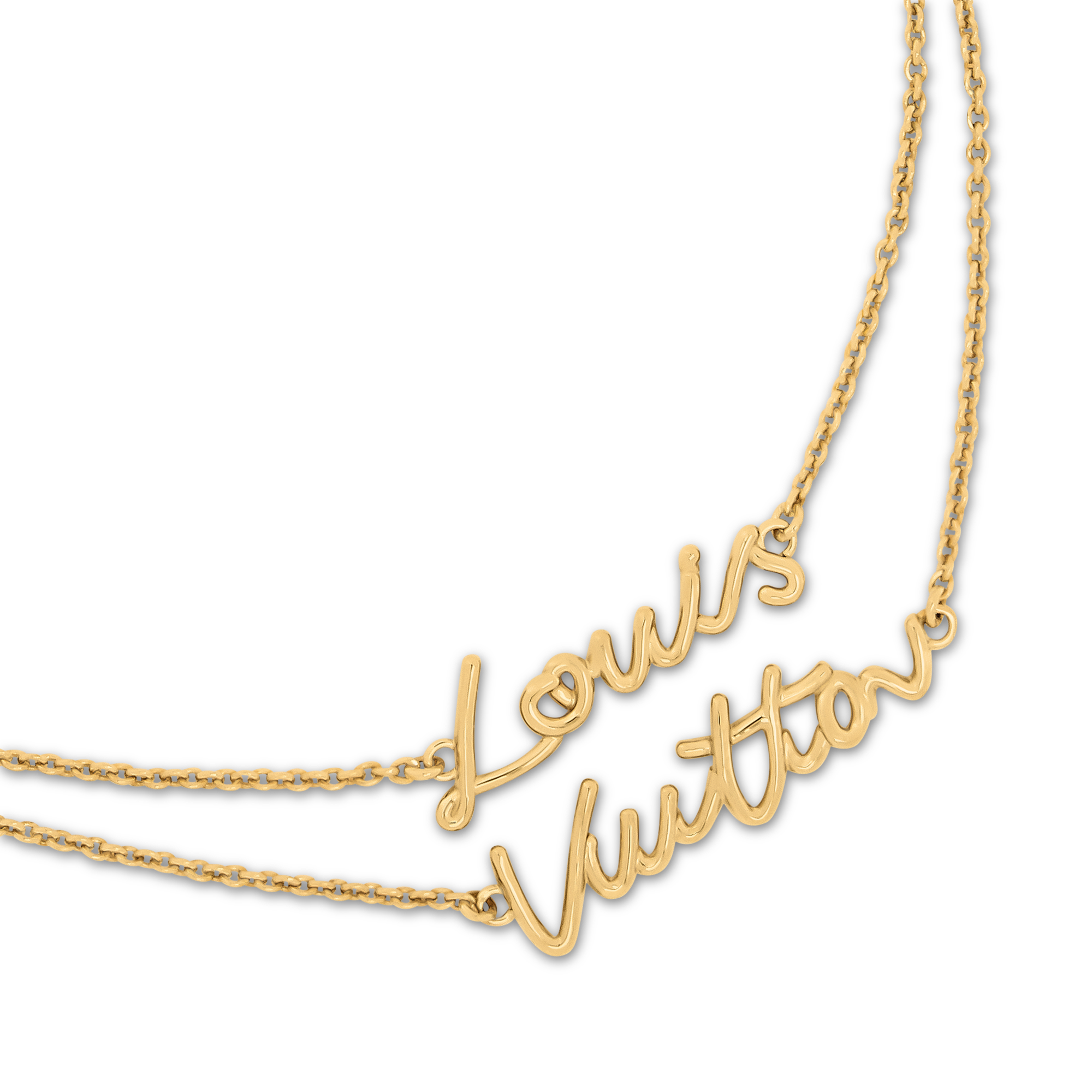 LV Script Necklace . in Women