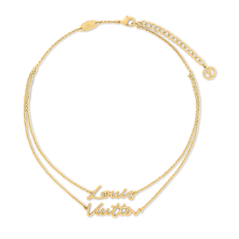 LV Script Necklace . in Women's Fashion Jewellery Necklaces and Pendants collections by Louis Vuitton (Product zoom)