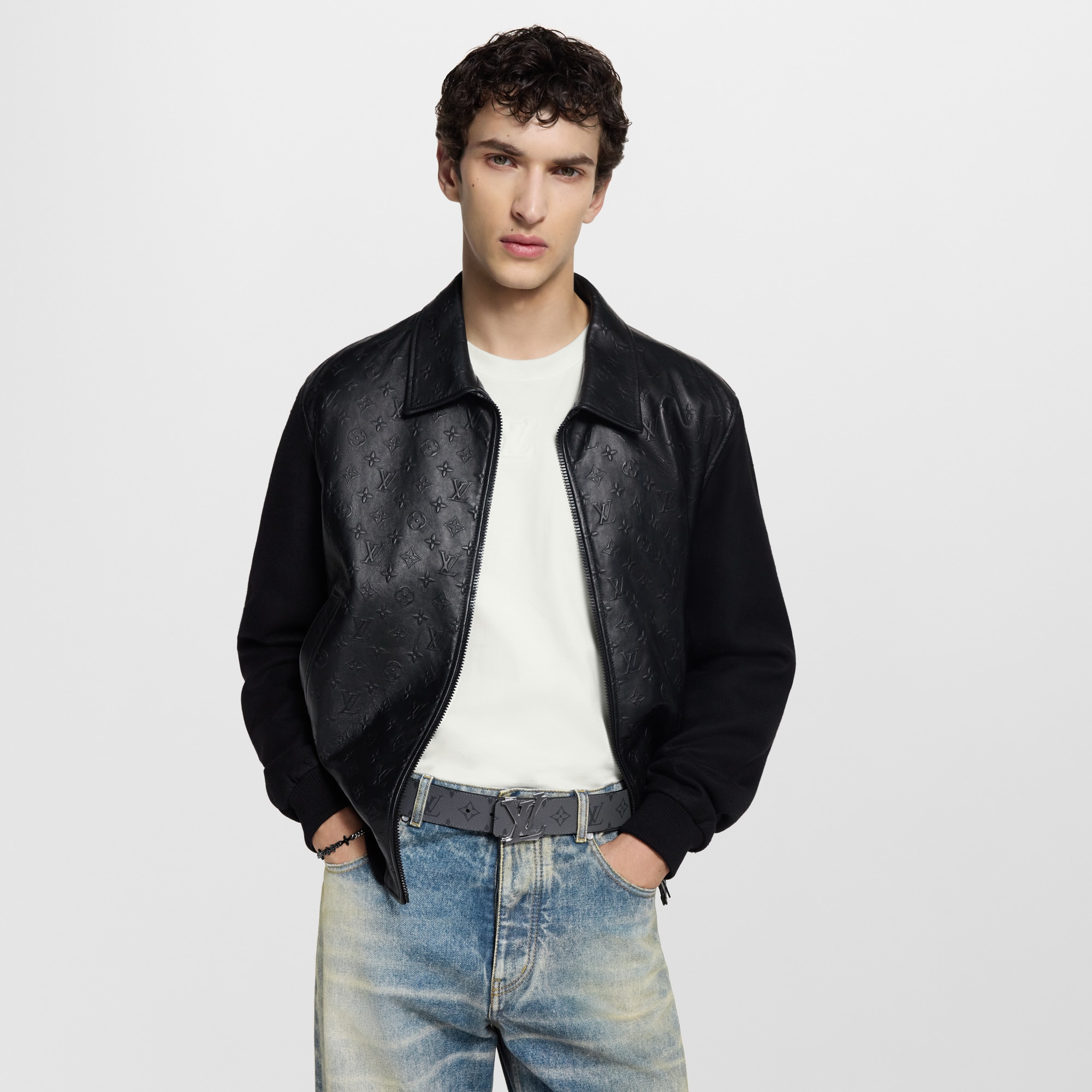 LV Shake 40毫米雙面皮帶 G66 in 男士