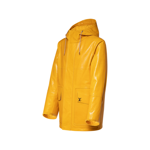 LV Signature Leather Parka side view