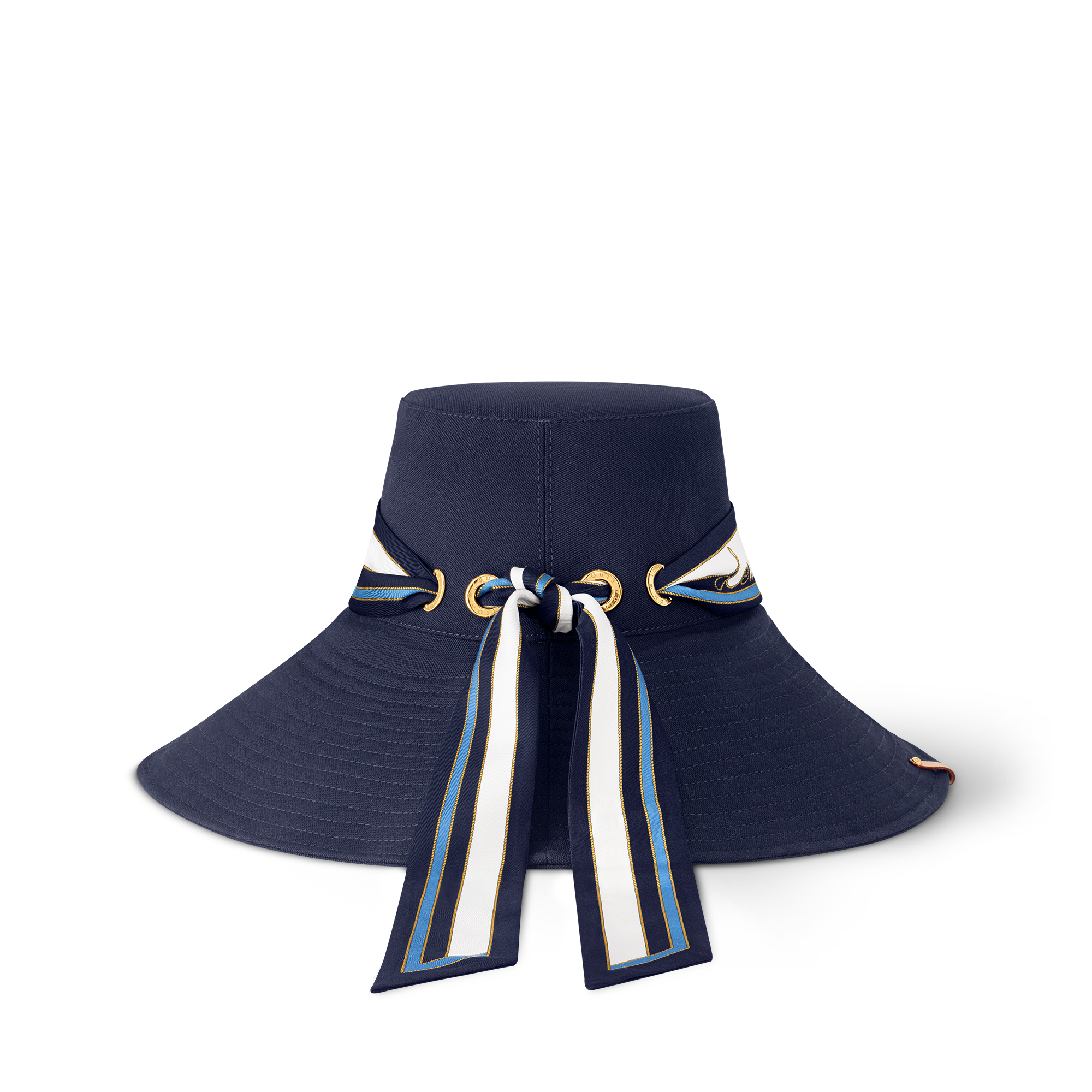 LV Stripes Hat . - Luxury Accessories - M7496M Blue | LOUIS 