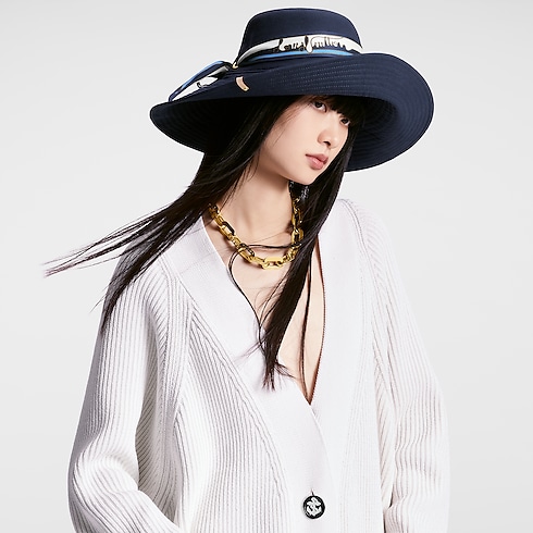 LV Stripes Hat . in Women's Accessories Hats and Gloves collections by Louis Vuitton (Product zoom)