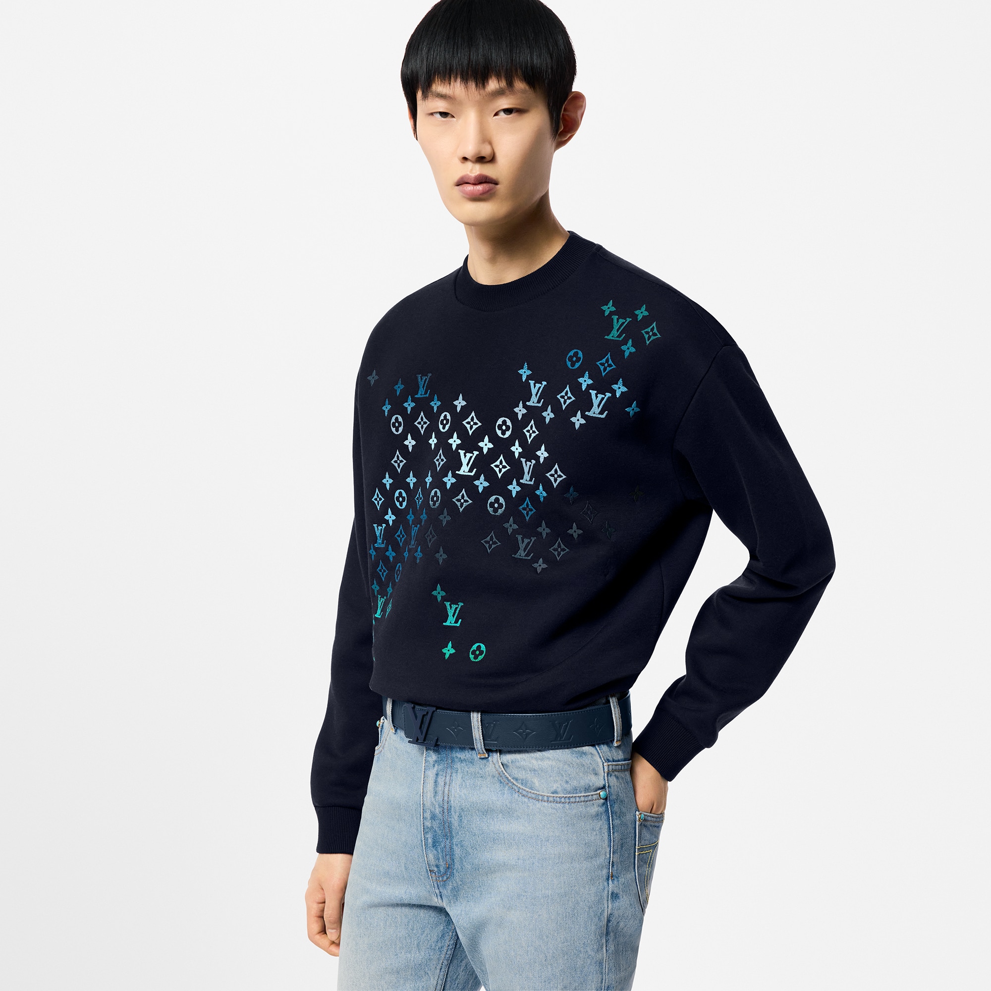 LV Taurillon 40毫米雙面皮帶 Taurillon 皮革 in 男士