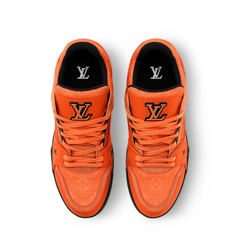 LV Trainer Sneaker interior view