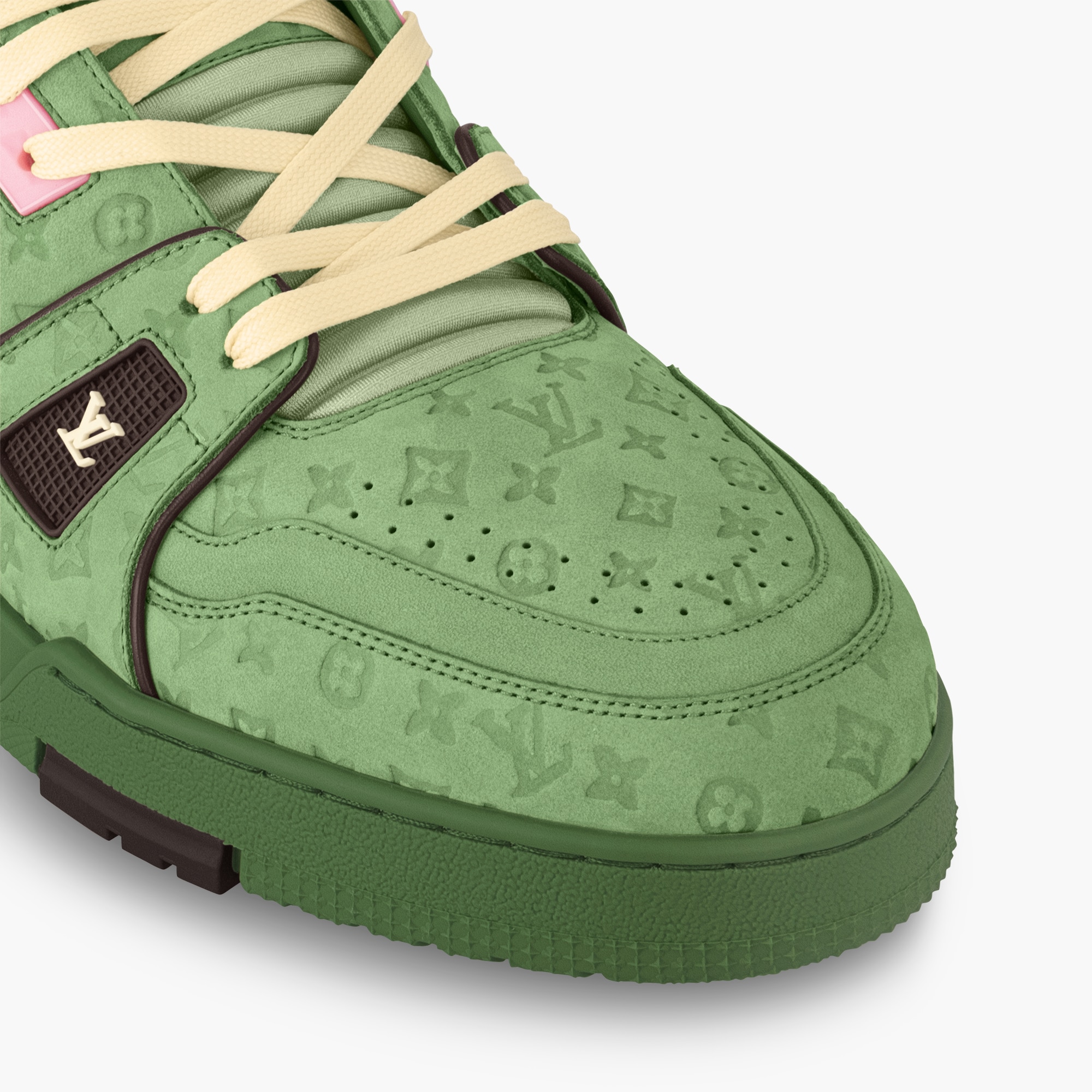 Casual Shoes Louis Vuitton Shoes Green LV Trainer Sneaker