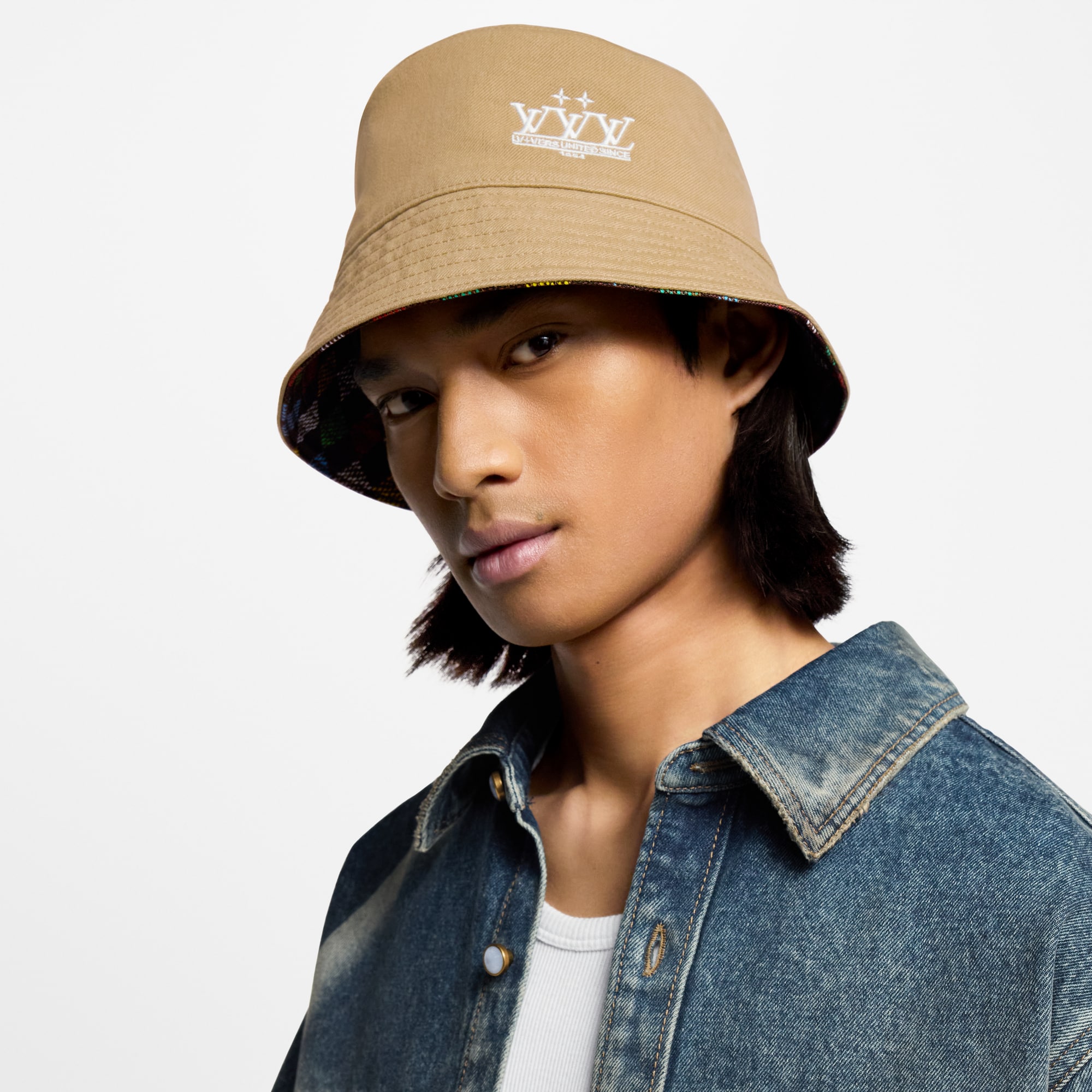 LV Vers Damier Reversible Bucket Hat . in Men