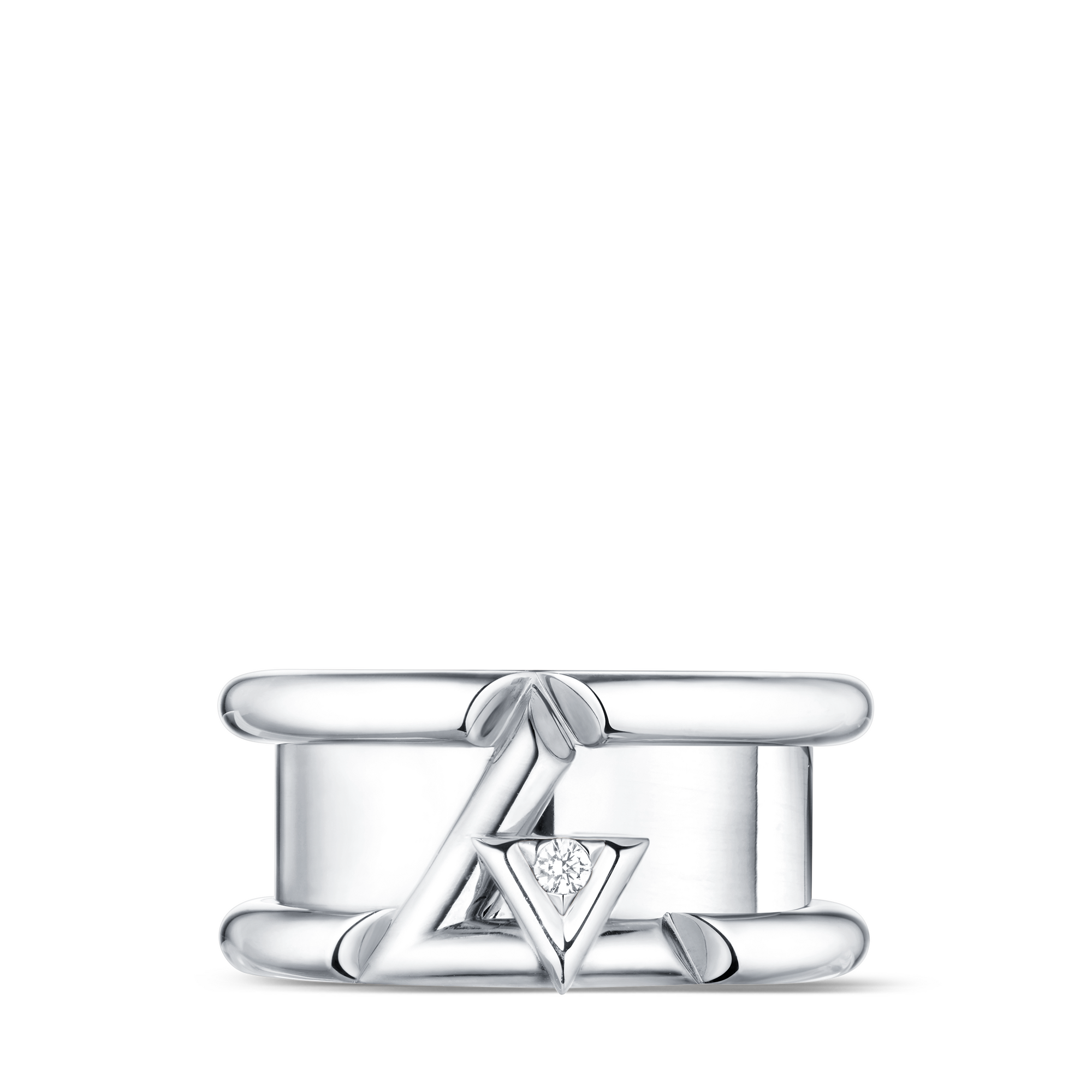 LV Volt One Band Ring, White Gold And Diamond  in Jewellery