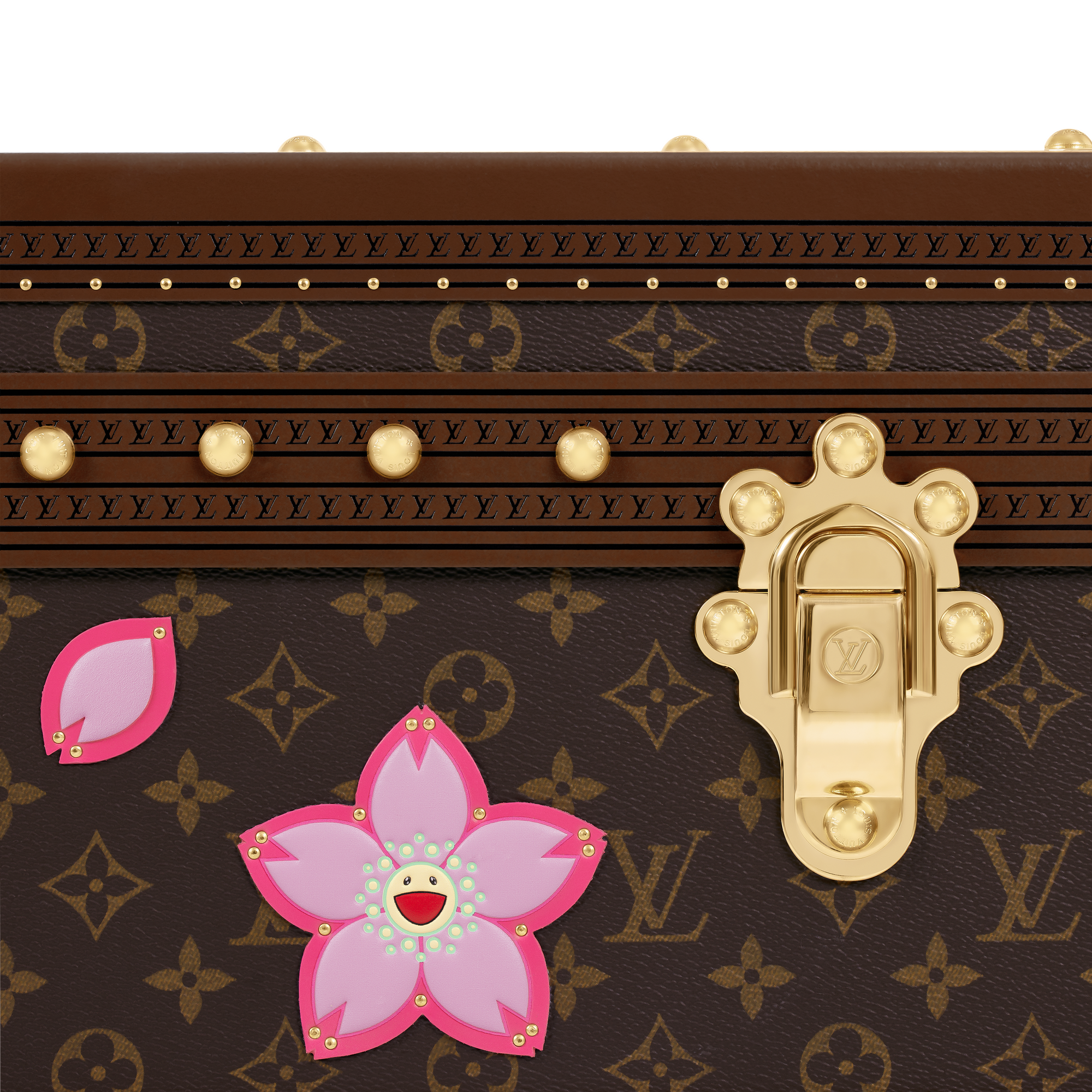 LV x TM Courrier Lozine 110 Other Monogram Canvas in Trunks, Travel and Home