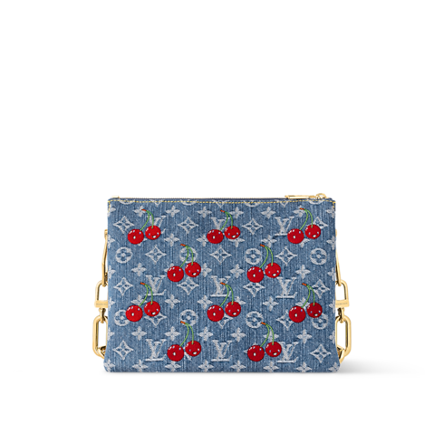 LV x TM Coussin PM Monogram Denim in Bags and Small Leather Goods's Women Bags LV Icons collections by Louis Vuitton (Product zoom)