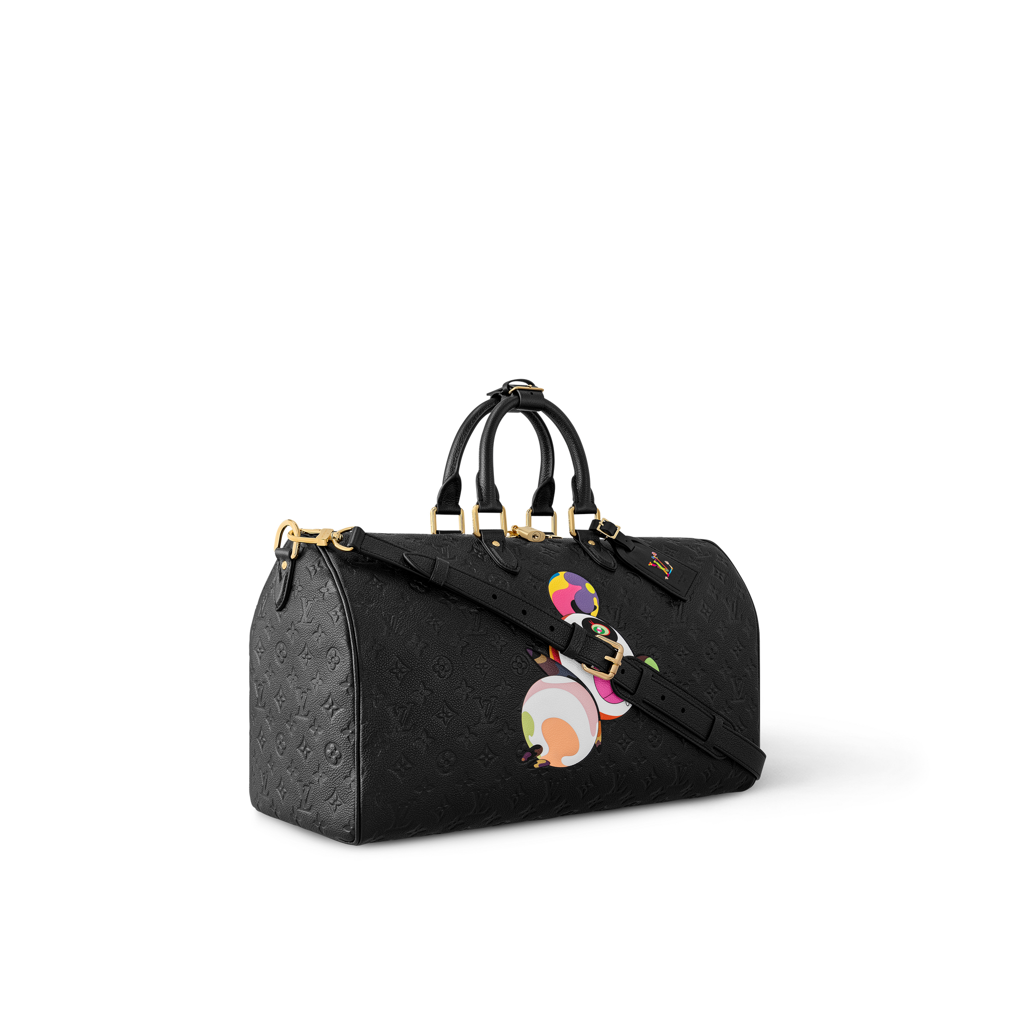 LV x TM Keepall Bandoulière 45 Monogram Empreinte Leather in Men