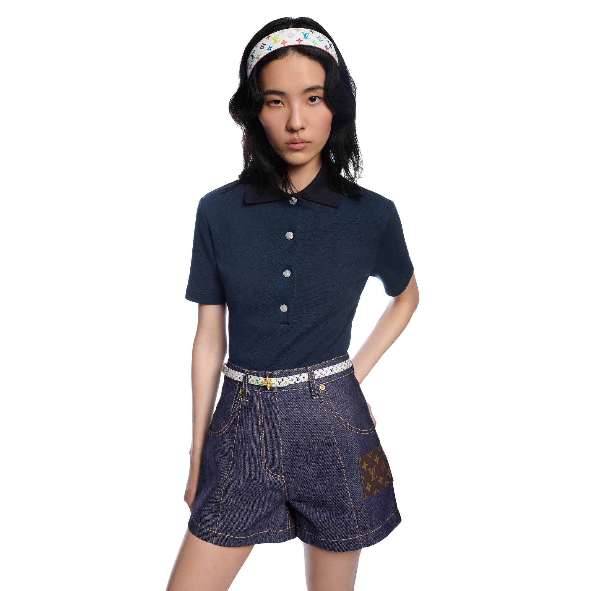 LV x TM Mini Flowergram 15mm Reversible Belt  in Women