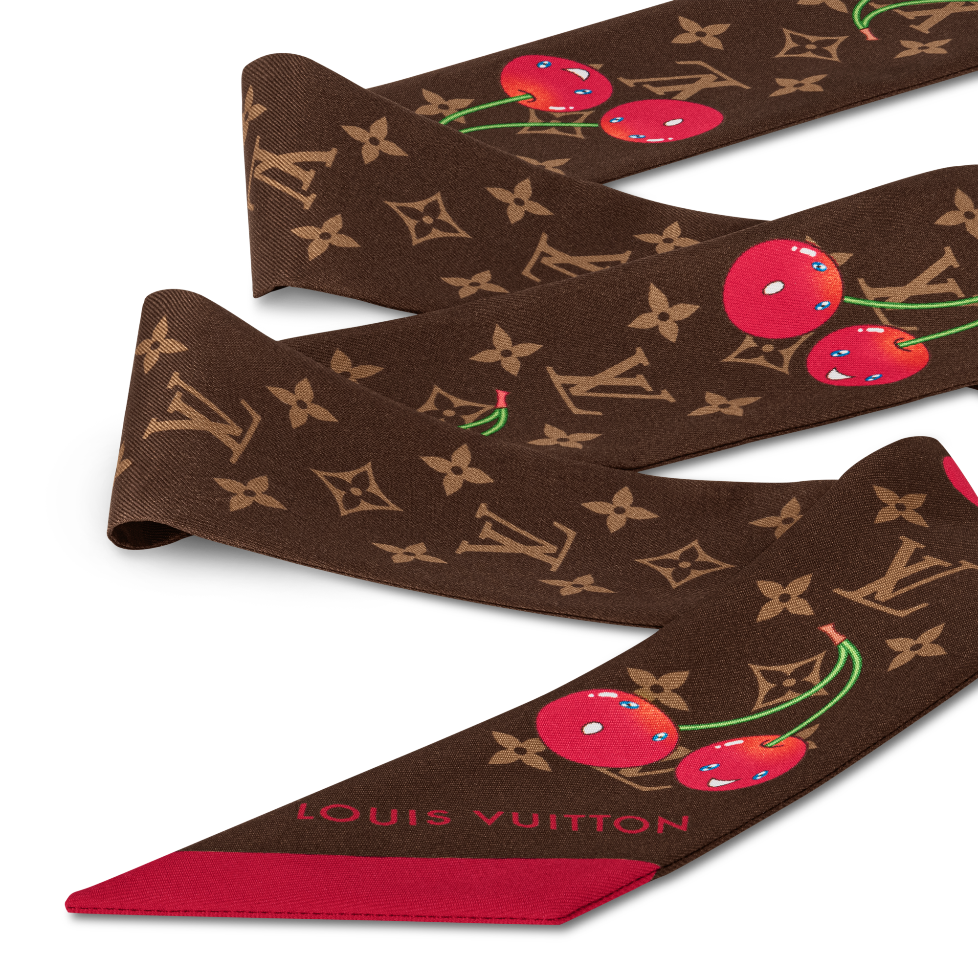 LV x TM Monogram Cerise 長絲巾 . in 女士