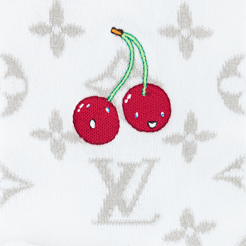 LV x TM Monogram Cerise Socks . in Women's Accessories Hats and Gloves collections by Louis Vuitton (Product zoom)