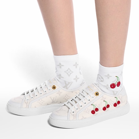 LV x TM Monogram Cerise Socks . in Women's Accessories Hats and Gloves collections by Louis Vuitton (Product zoom)