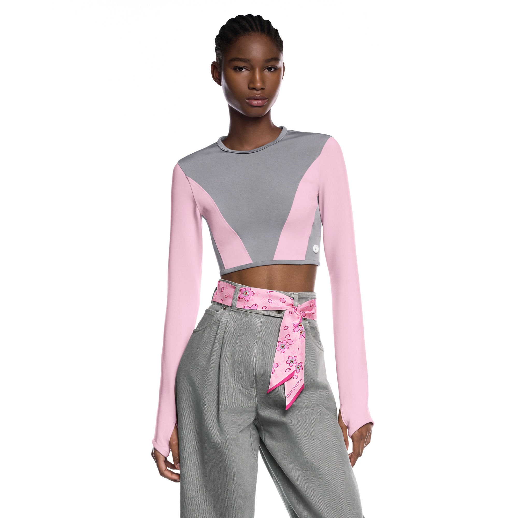 LV x TM Monogram Cherry Blossom Bandeau BB . in Women