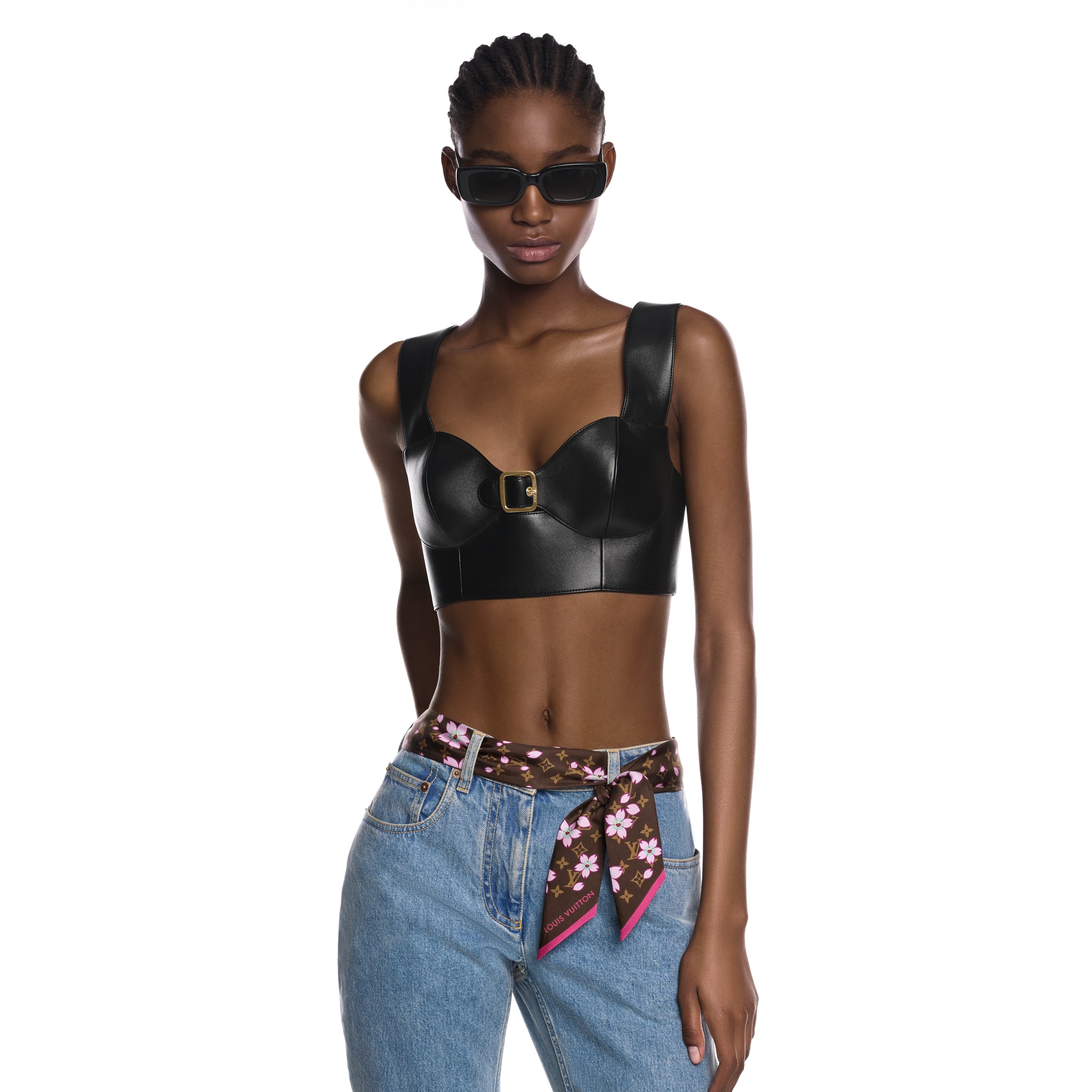 LV x TM Monogram Cherry Blossom Bandeau BB . in Women