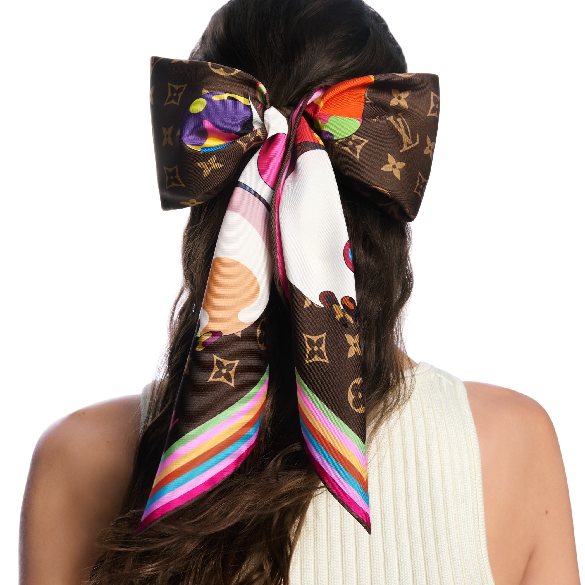 LV x TM Monogram Superflat Characters 70 方巾 . in 女士