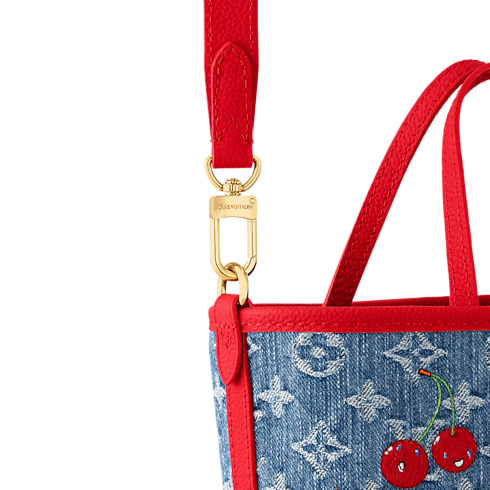 LV x TM Neverfull Inside Out BB Monogram Denim in 時尚手袋及小型皮具's 女士時尚手袋 LV Icons collections by Louis Vuitton (產品縮放)