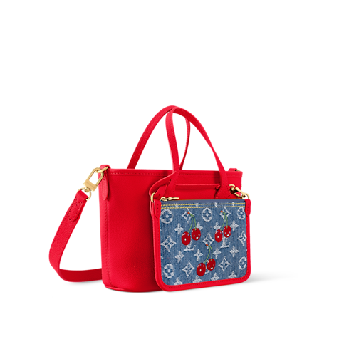 LV x TM Neverfull Inside Out BB Monogram Denim in 時尚手袋及小型皮具's 女士時尚手袋 LV Icons collections by Louis Vuitton (產品縮放)