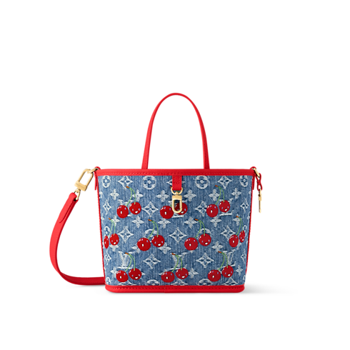 LV x TM Neverfull Inside Out BB Monogram Denim in 時尚手袋及小型皮具's 女士時尚手袋 LV Icons collections by Louis Vuitton (產品縮放)
