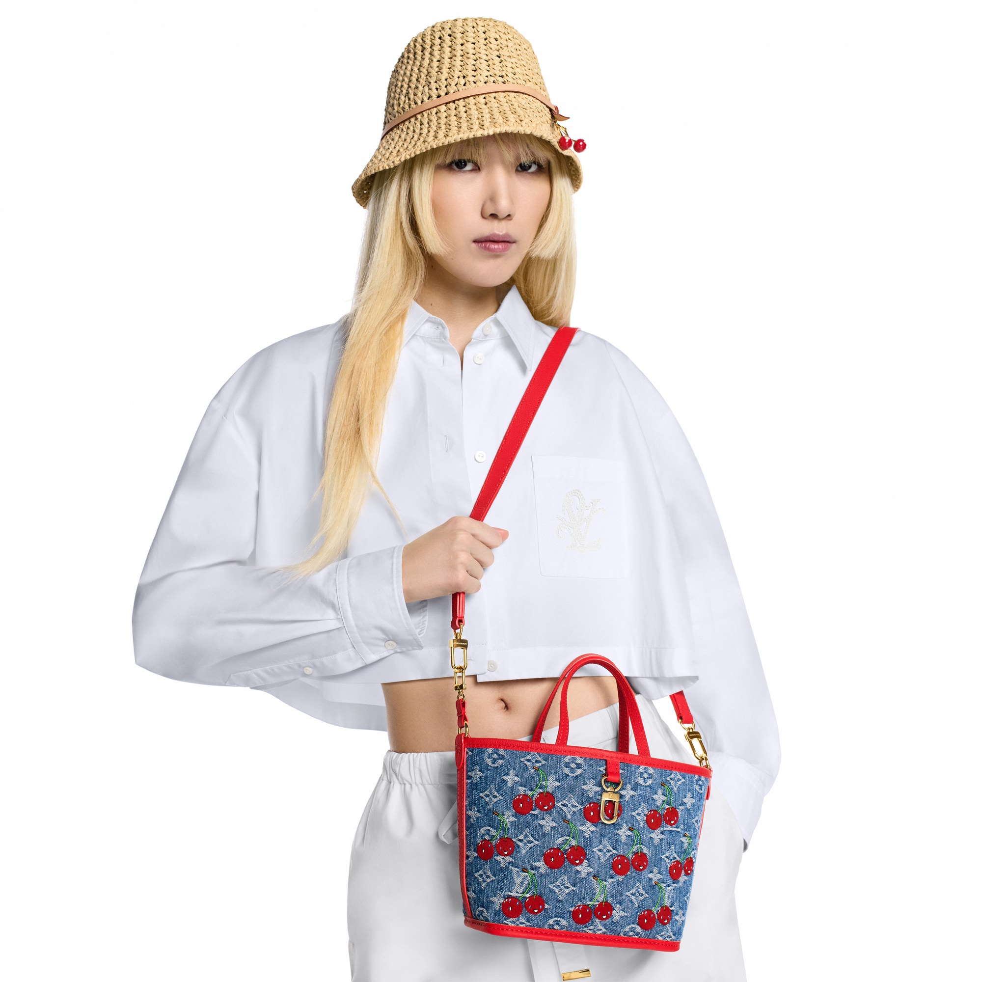 LV x TM Neverfull Inside Out BB Monogram Denim in Bags and Small Leather Goods